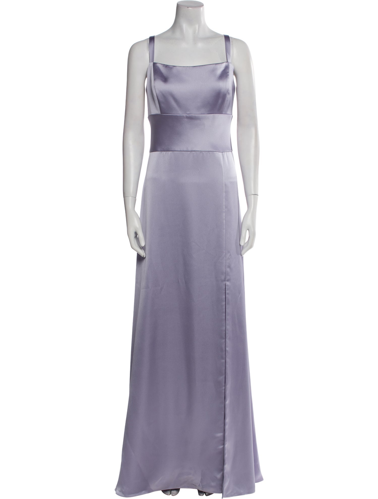 Amsale Square Neckline Long Dress