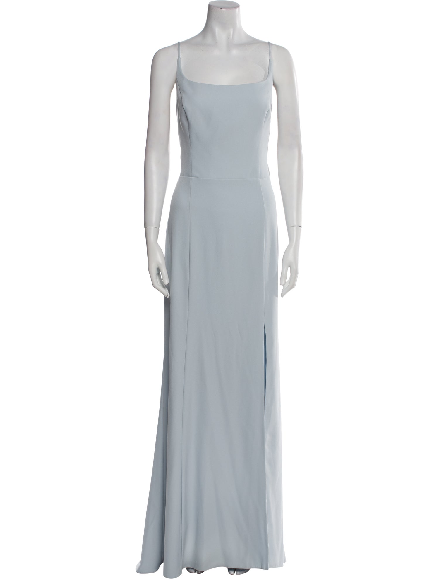 Amsale Square Neckline Long Dress