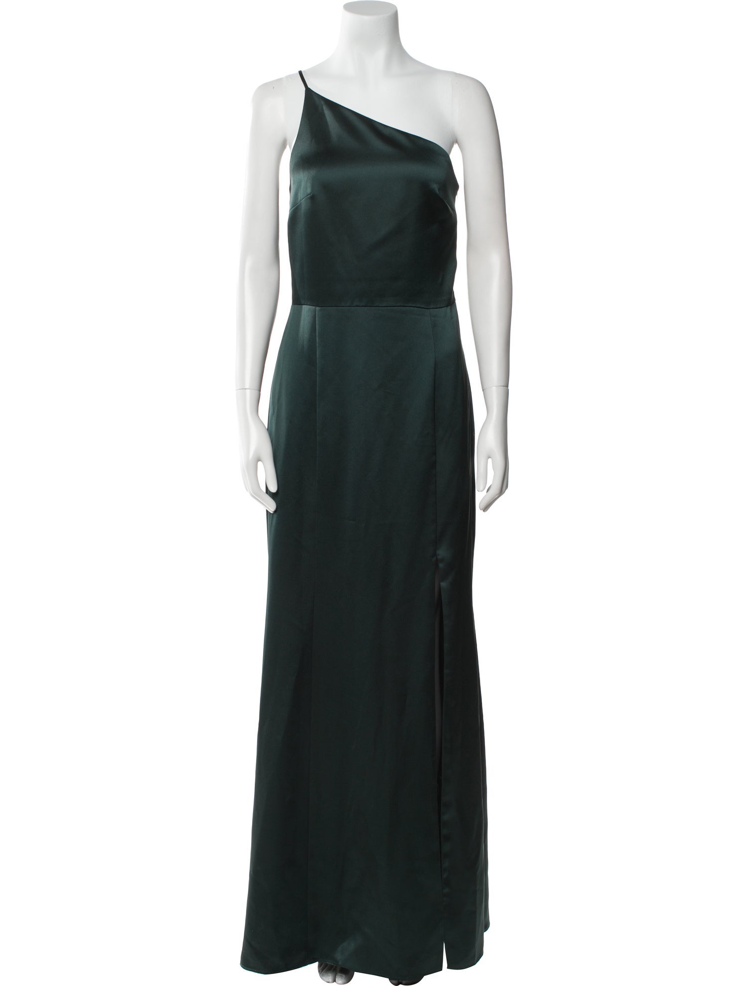 Amsale One-Shoulder Long Dress in Green, Women's US 10 | L Amsale One-Shoulder Long Dress in Green, Women's US 10 | L