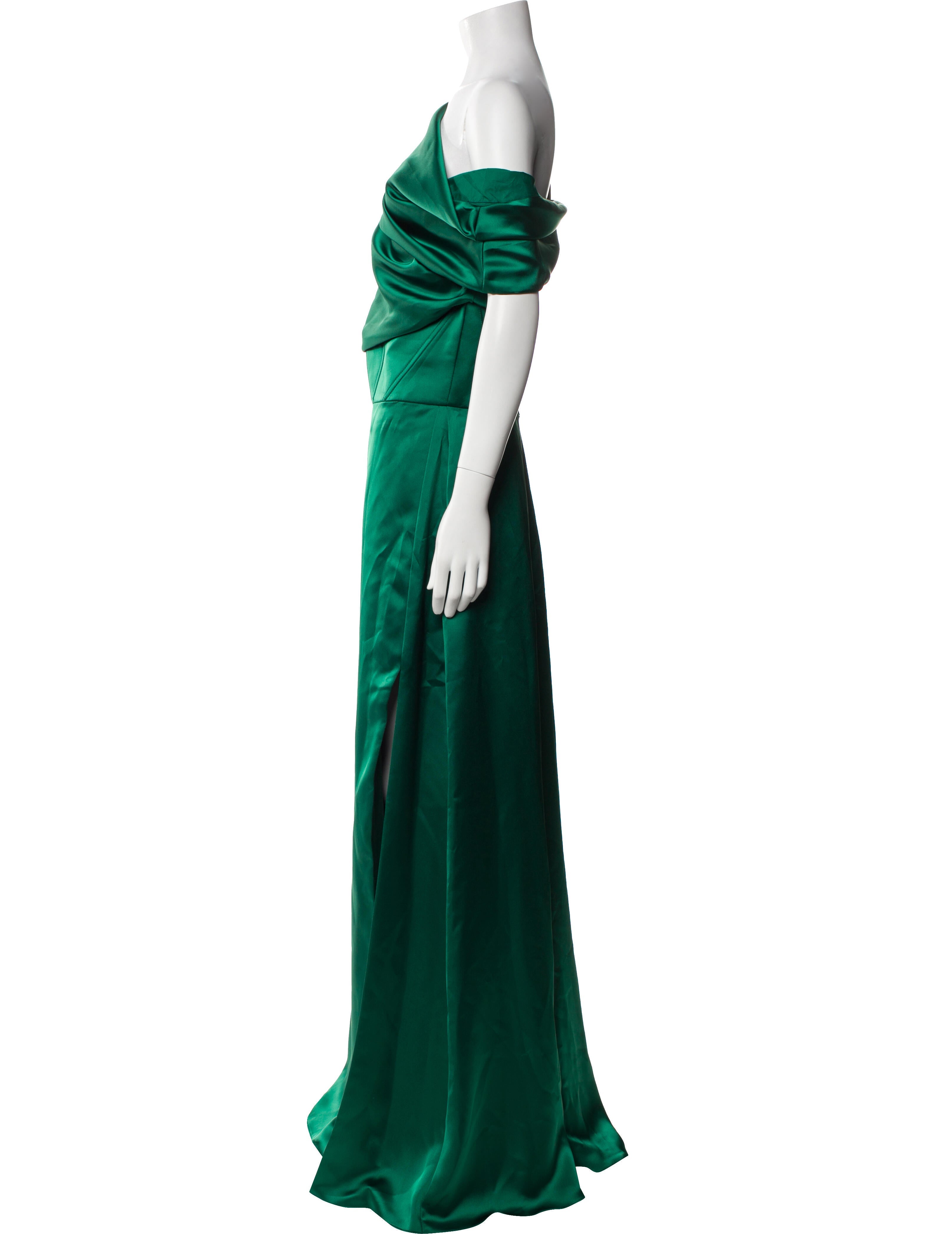 Amsale One-Shoulder Long Dress w/ Tags