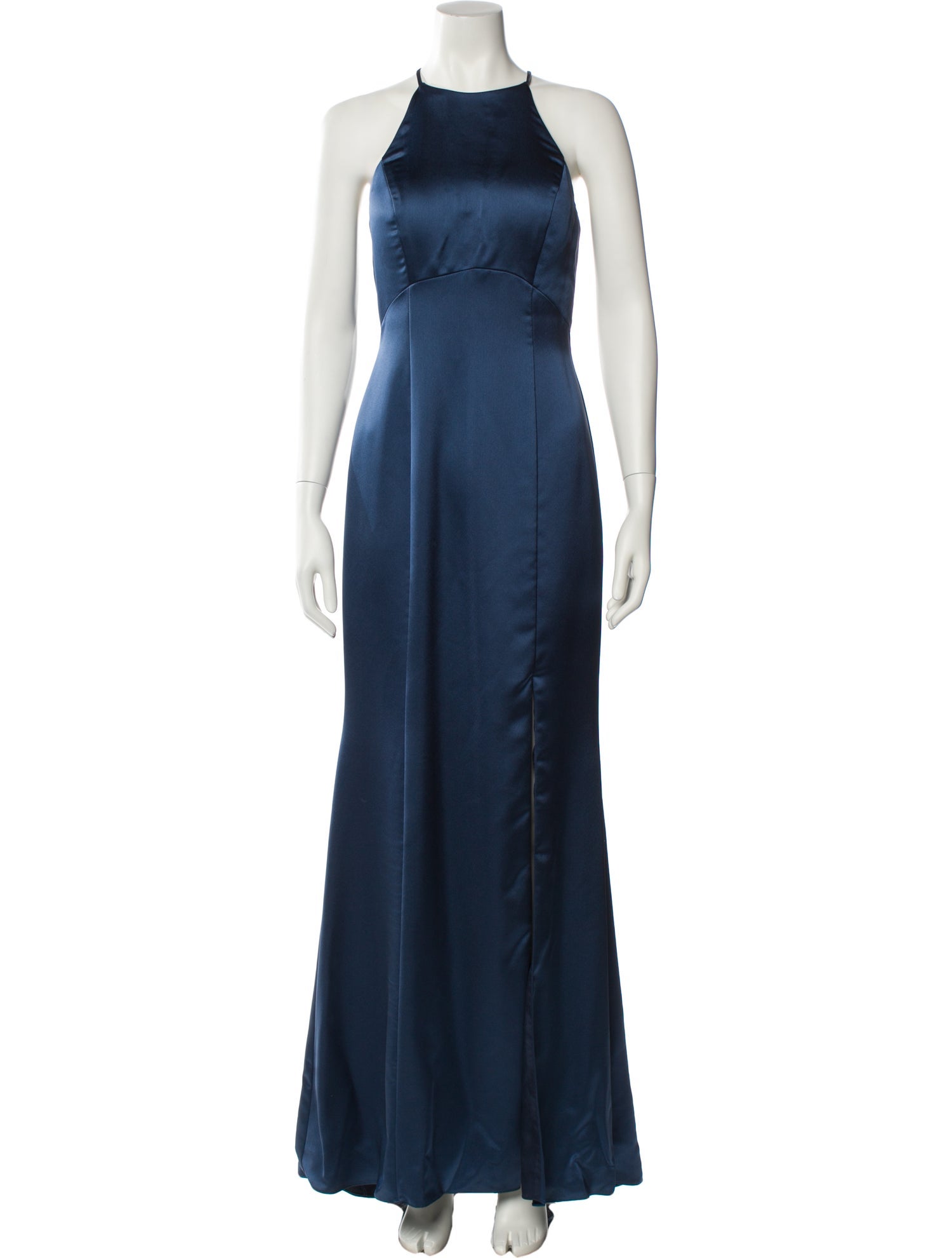 Amsale Halterneck Long Dress