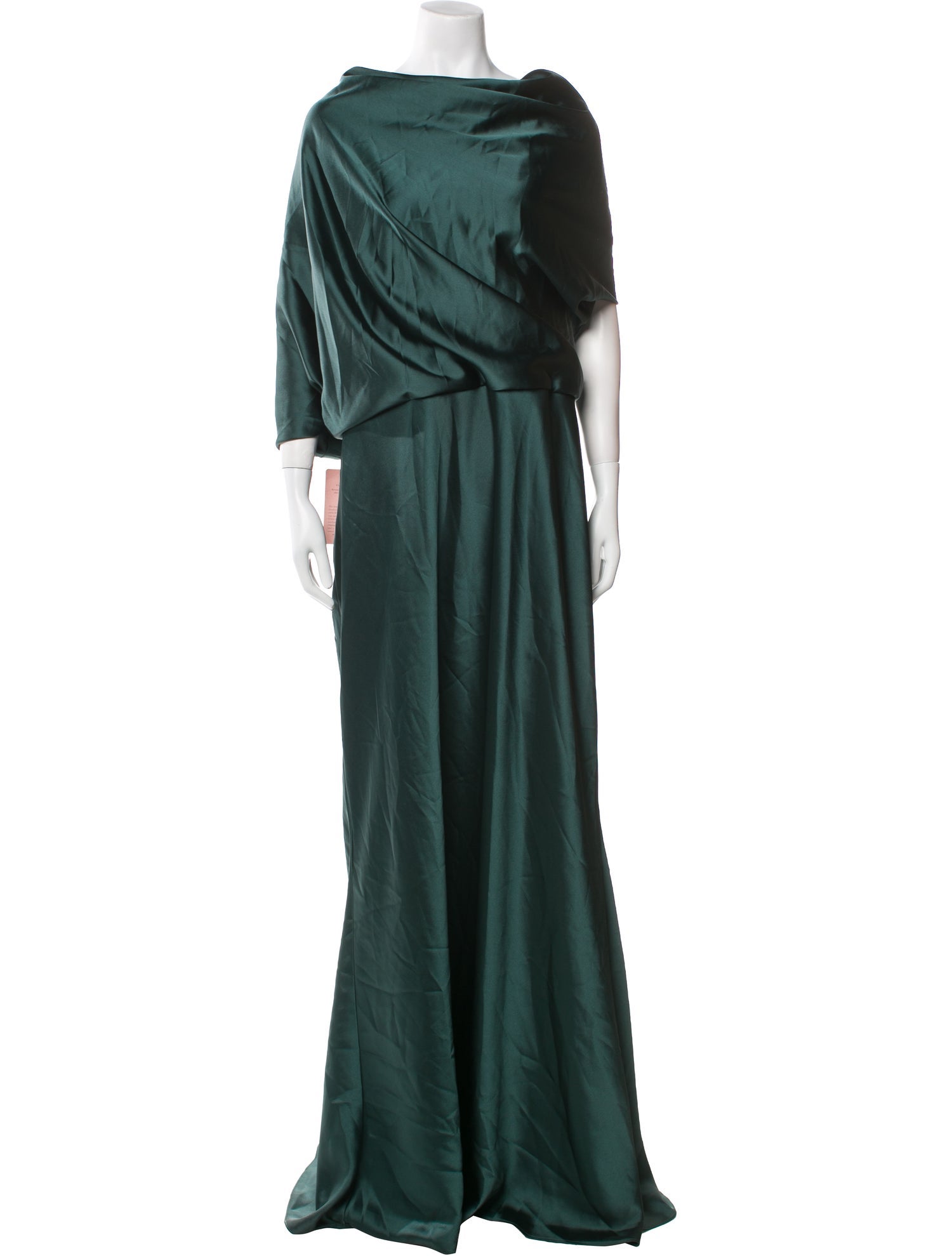 Amsale Cowl Neck Long Dress