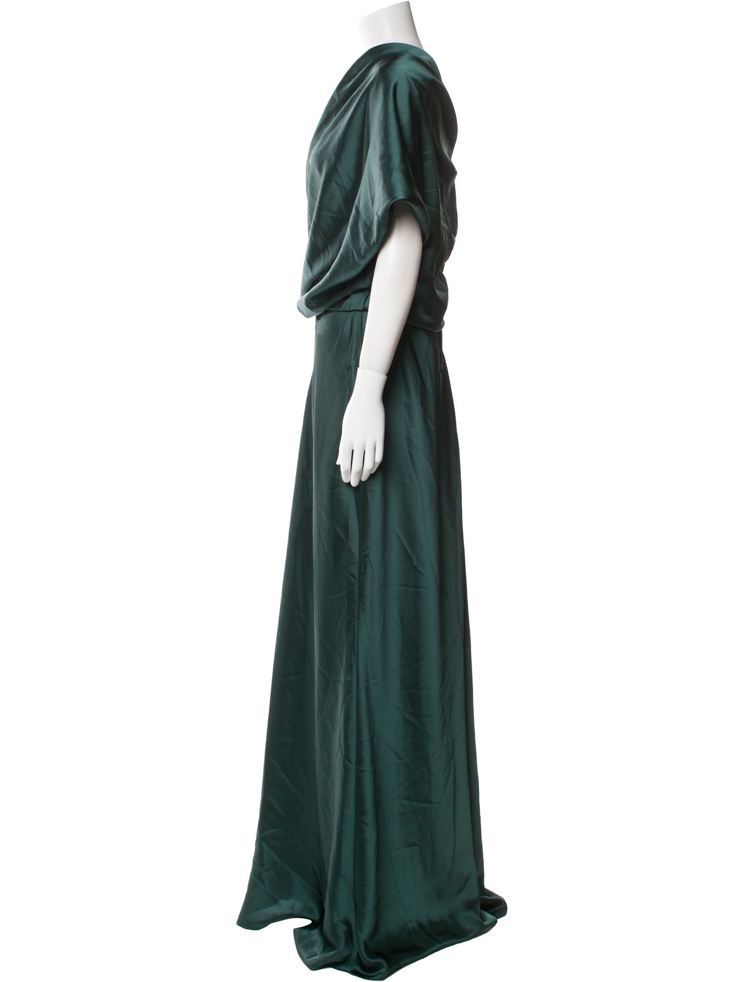Amsale Cowl Neck Long Dress