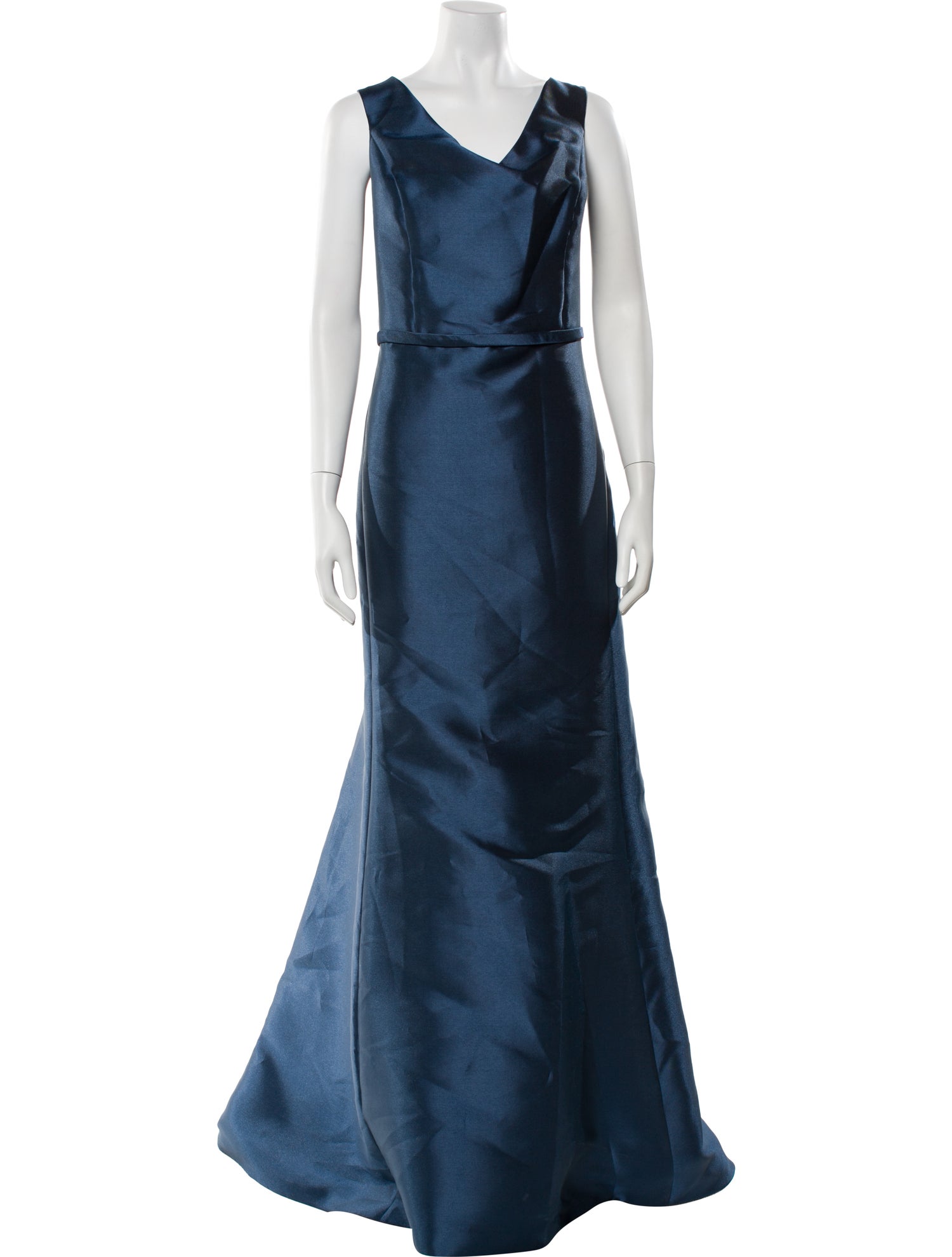 Amsale Cowl Neck Long Dress