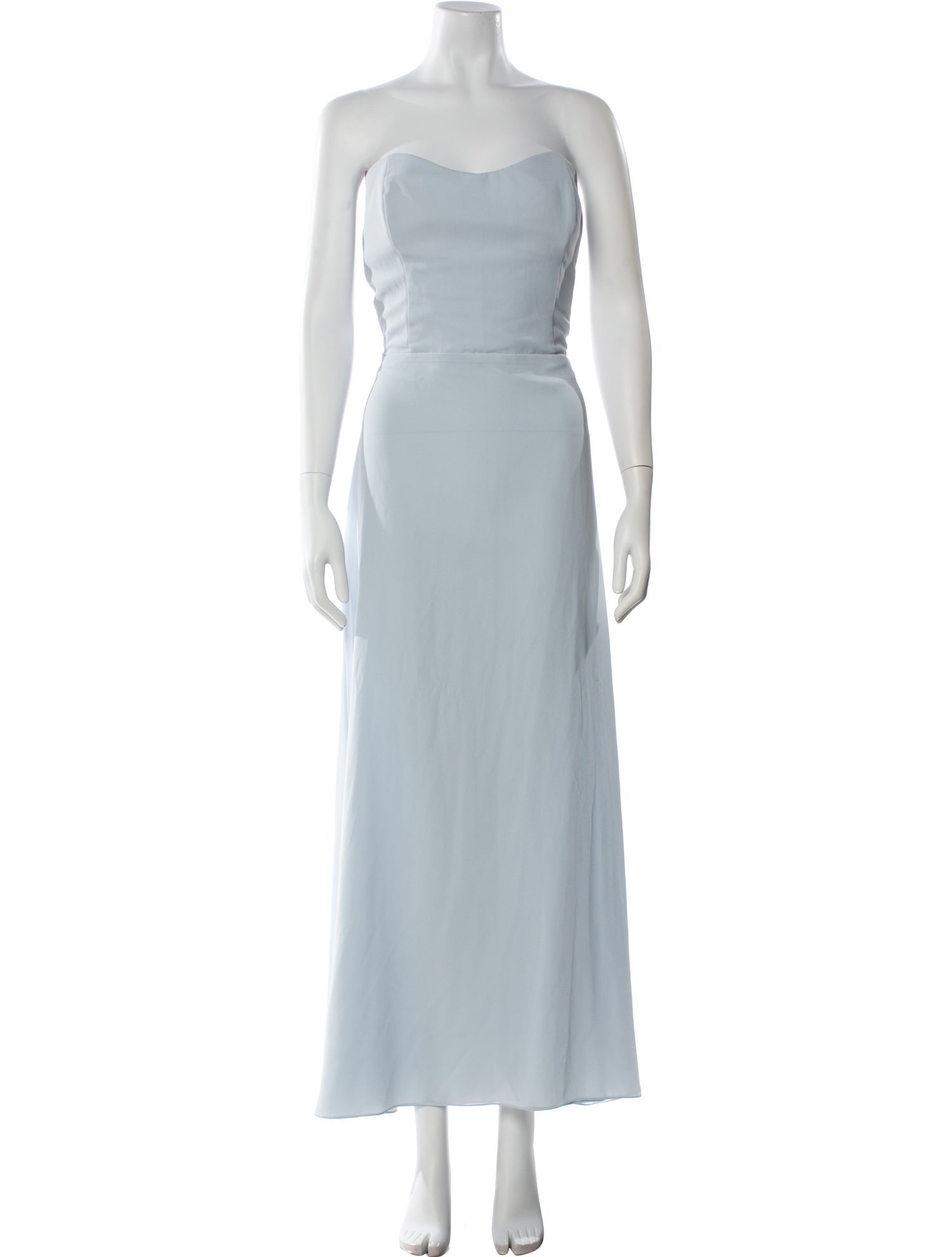 Amsale Strapless Long Dress