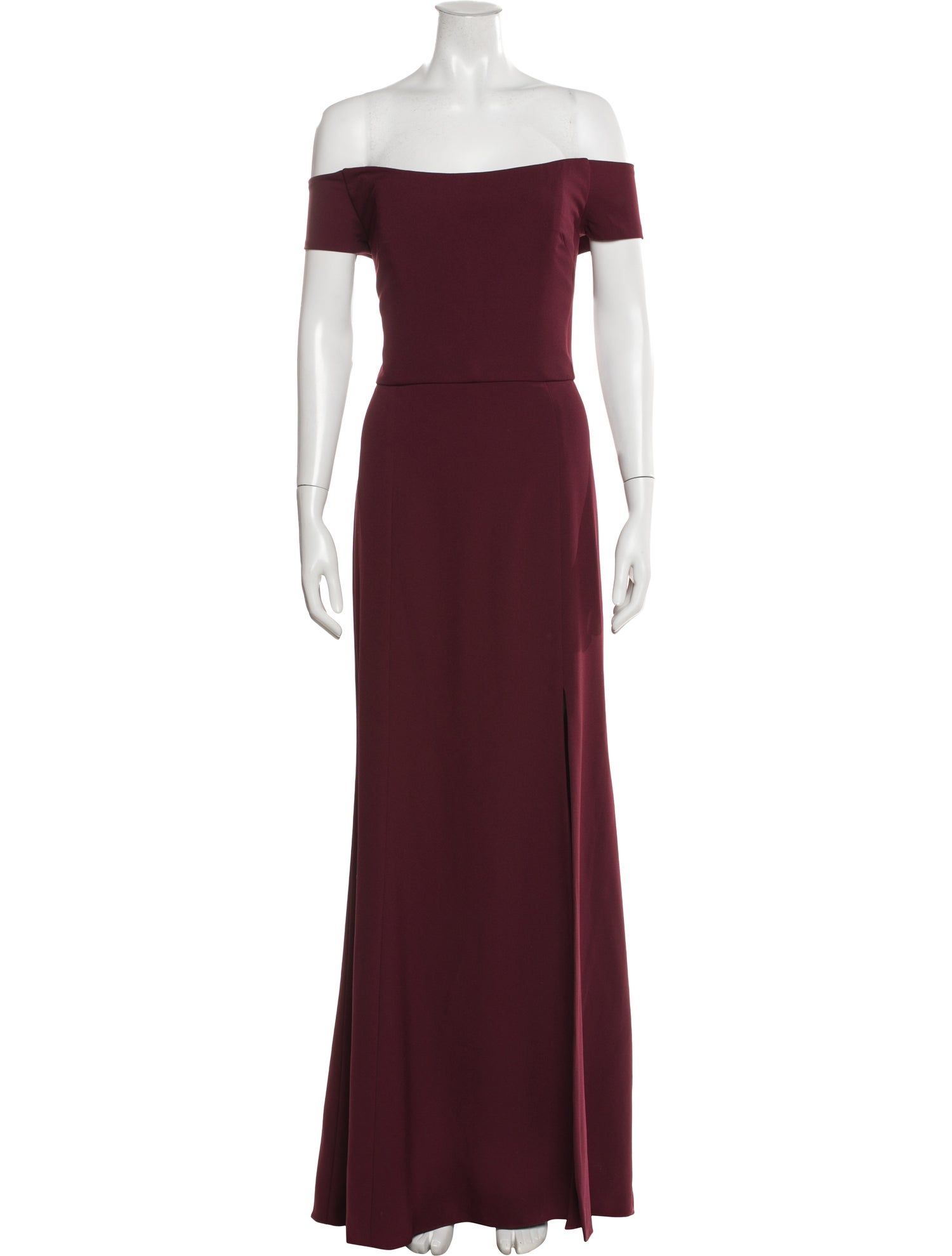 Amsale Off-The-Shoulder Long Dress