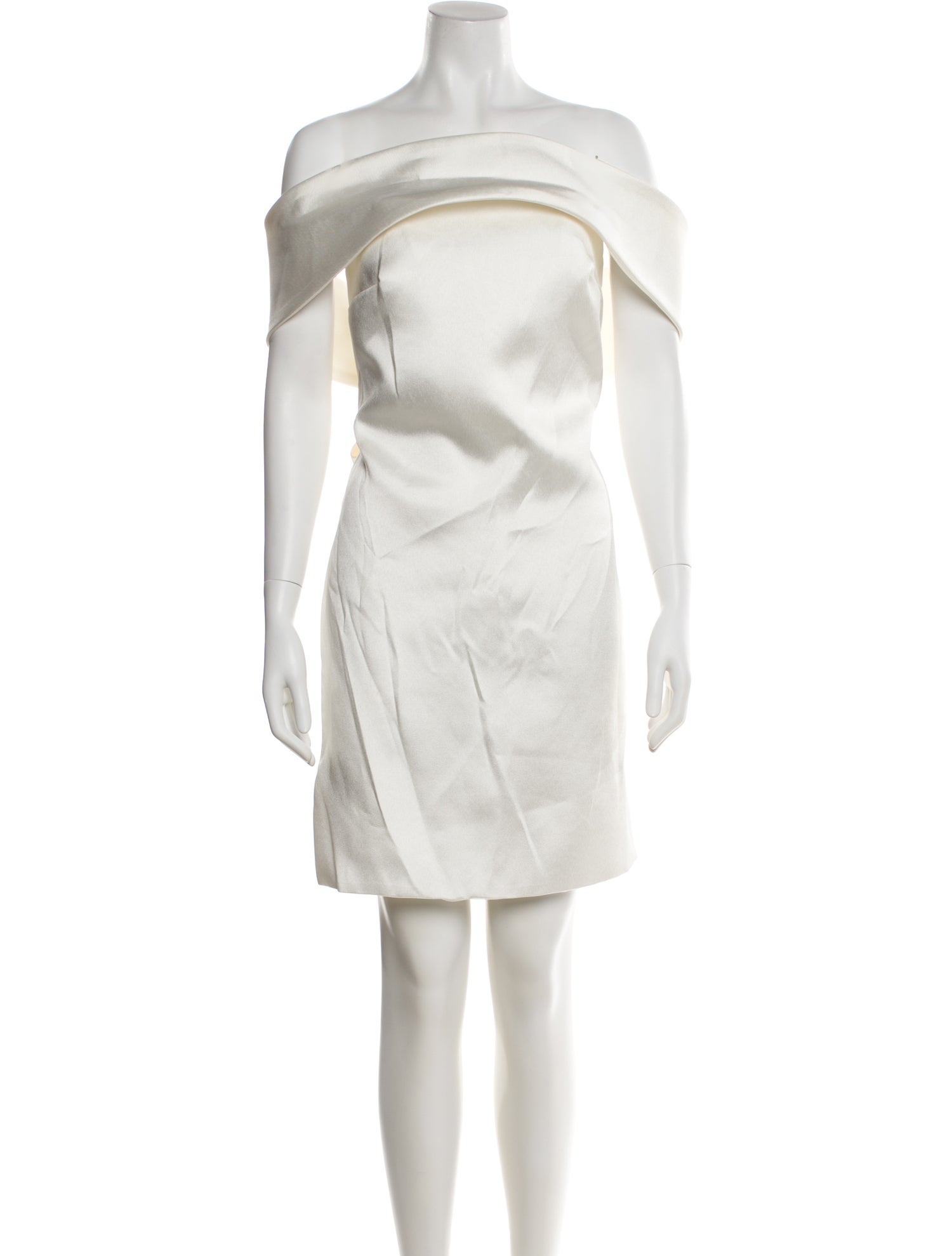 Amsale Off-The-Shoulder Mini Dress