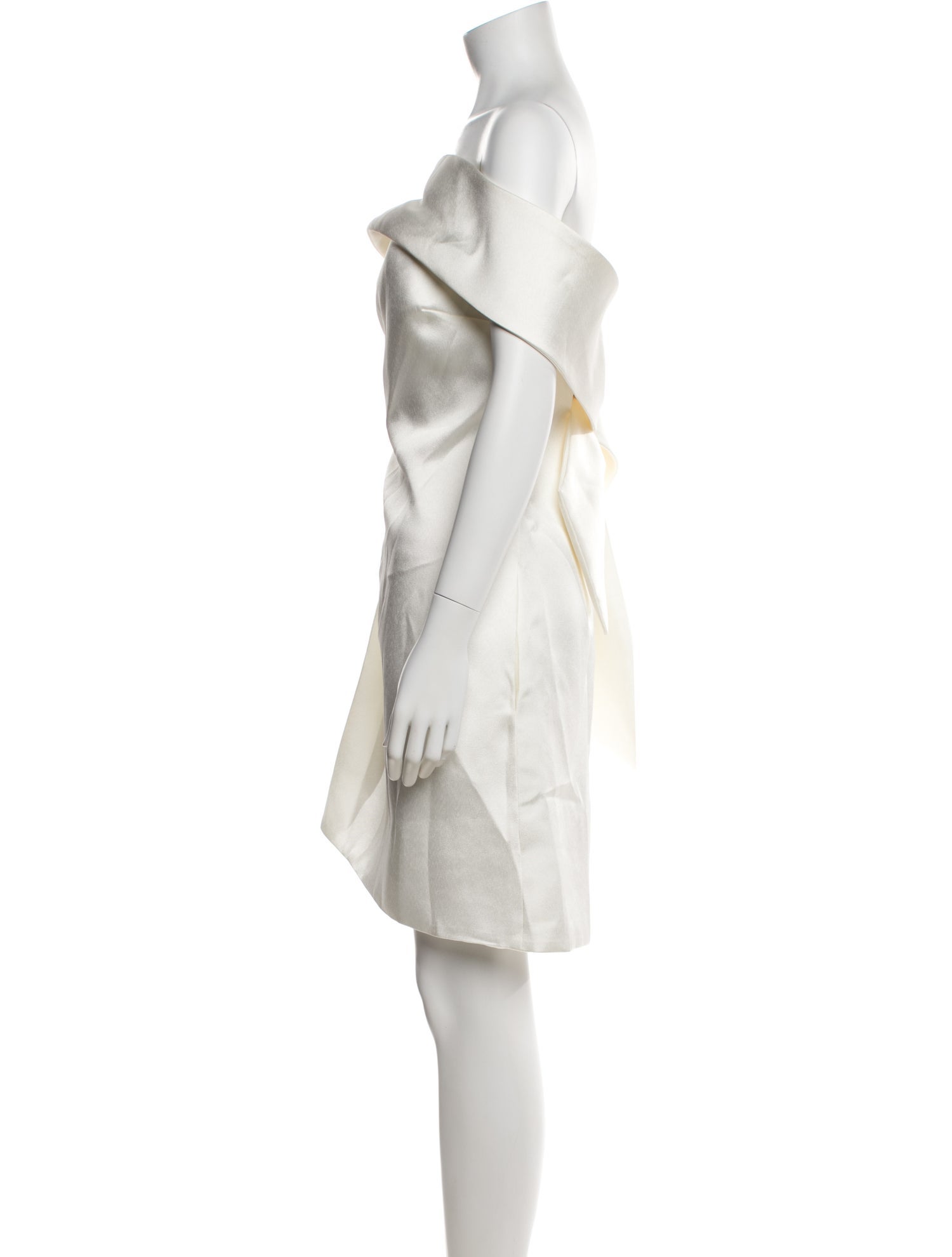 Amsale Off-The-Shoulder Mini Dress