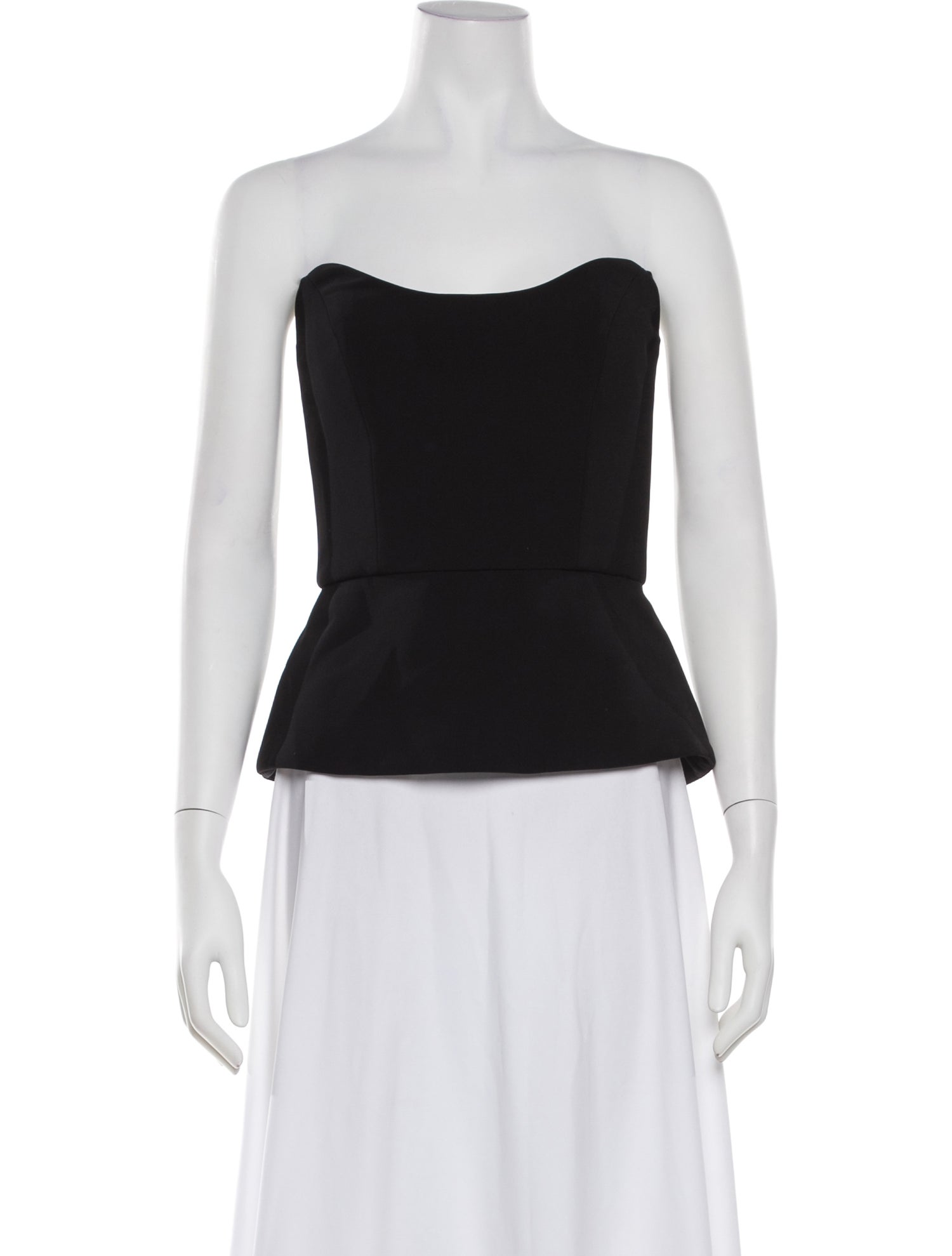 Amsale Strapless Top