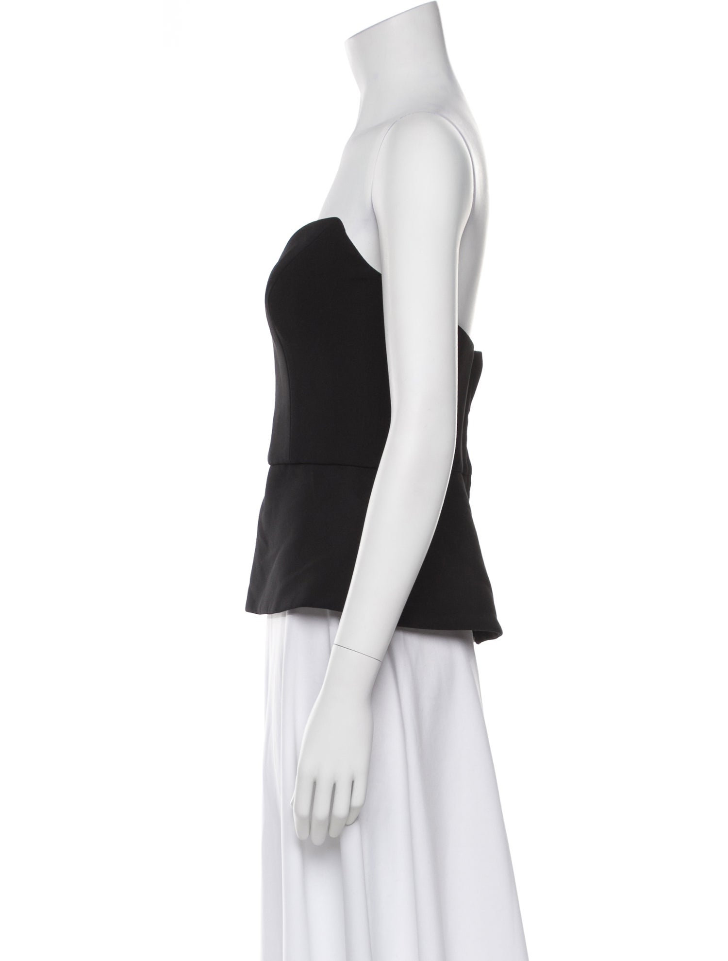 Amsale Strapless Top