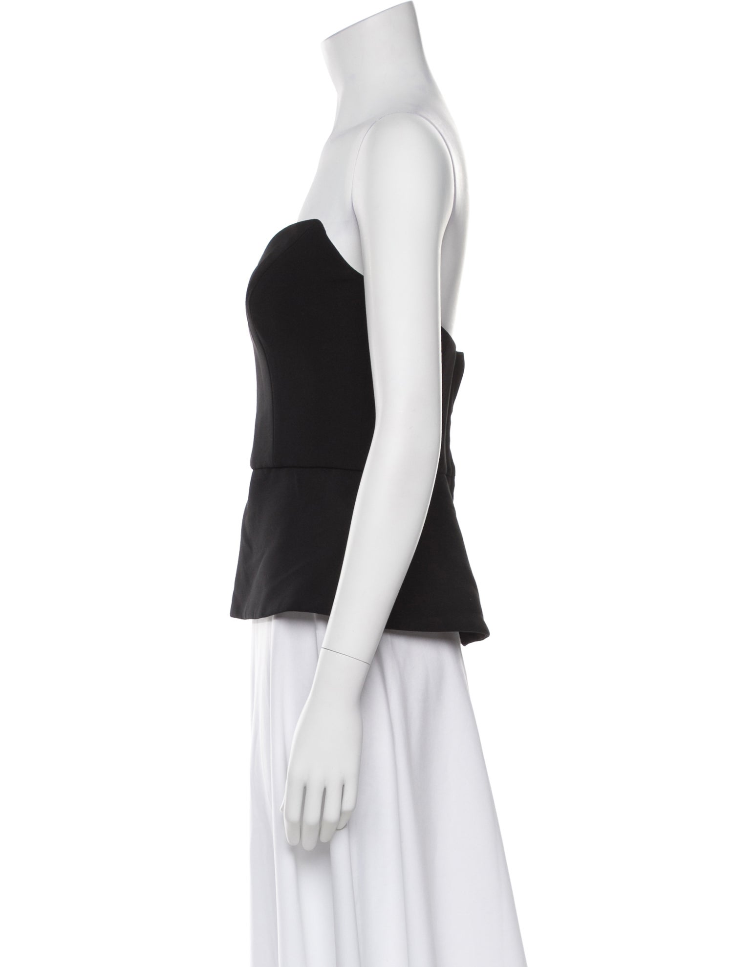 Amsale Strapless Top
