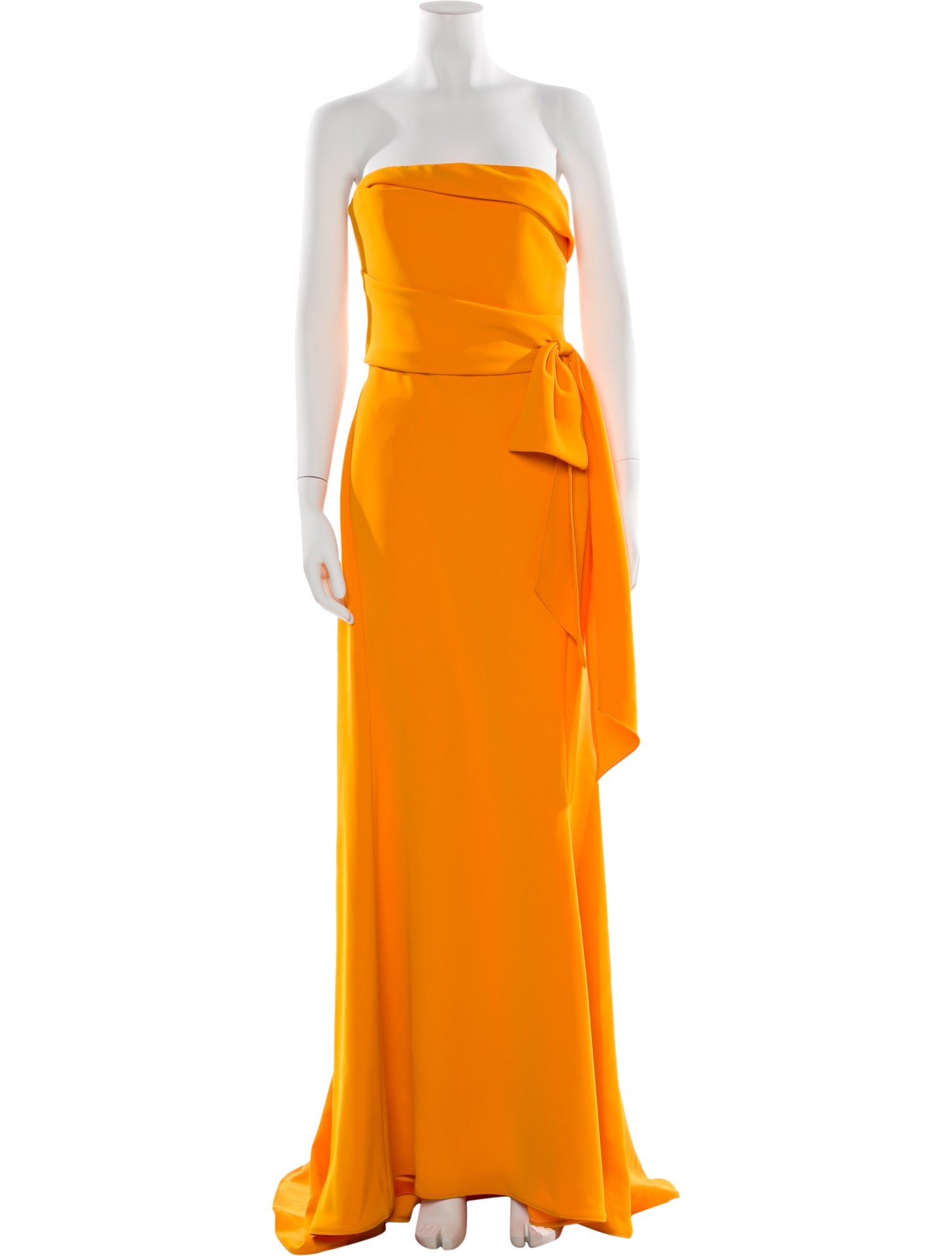 Amsale Strapless Long Dress
