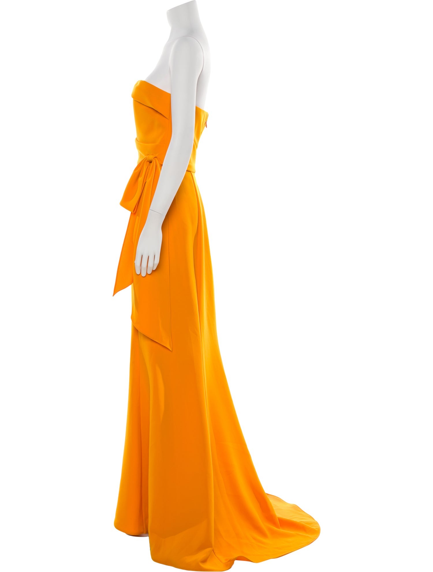 Amsale Strapless Long Dress