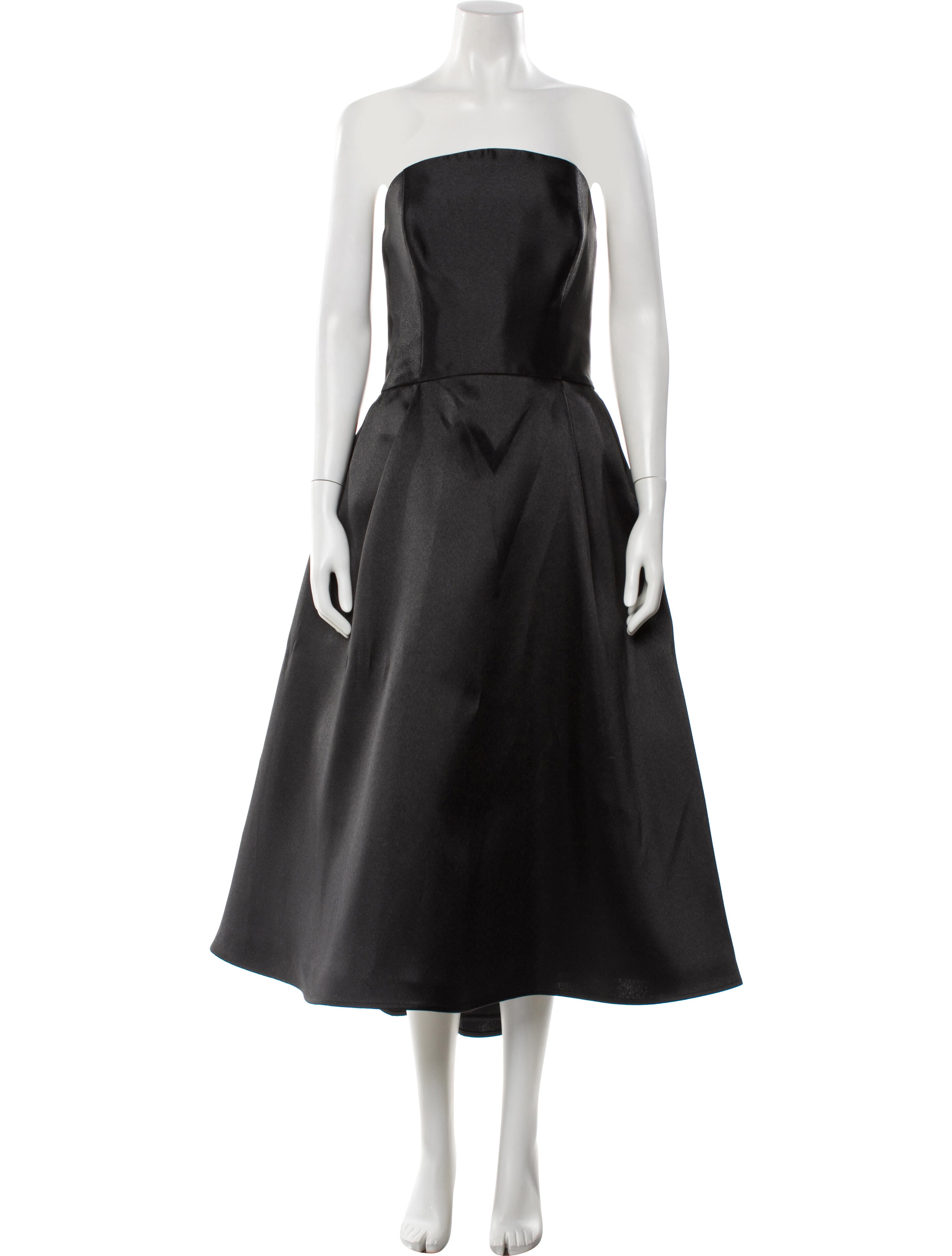 Amsale Strapless Long Dress