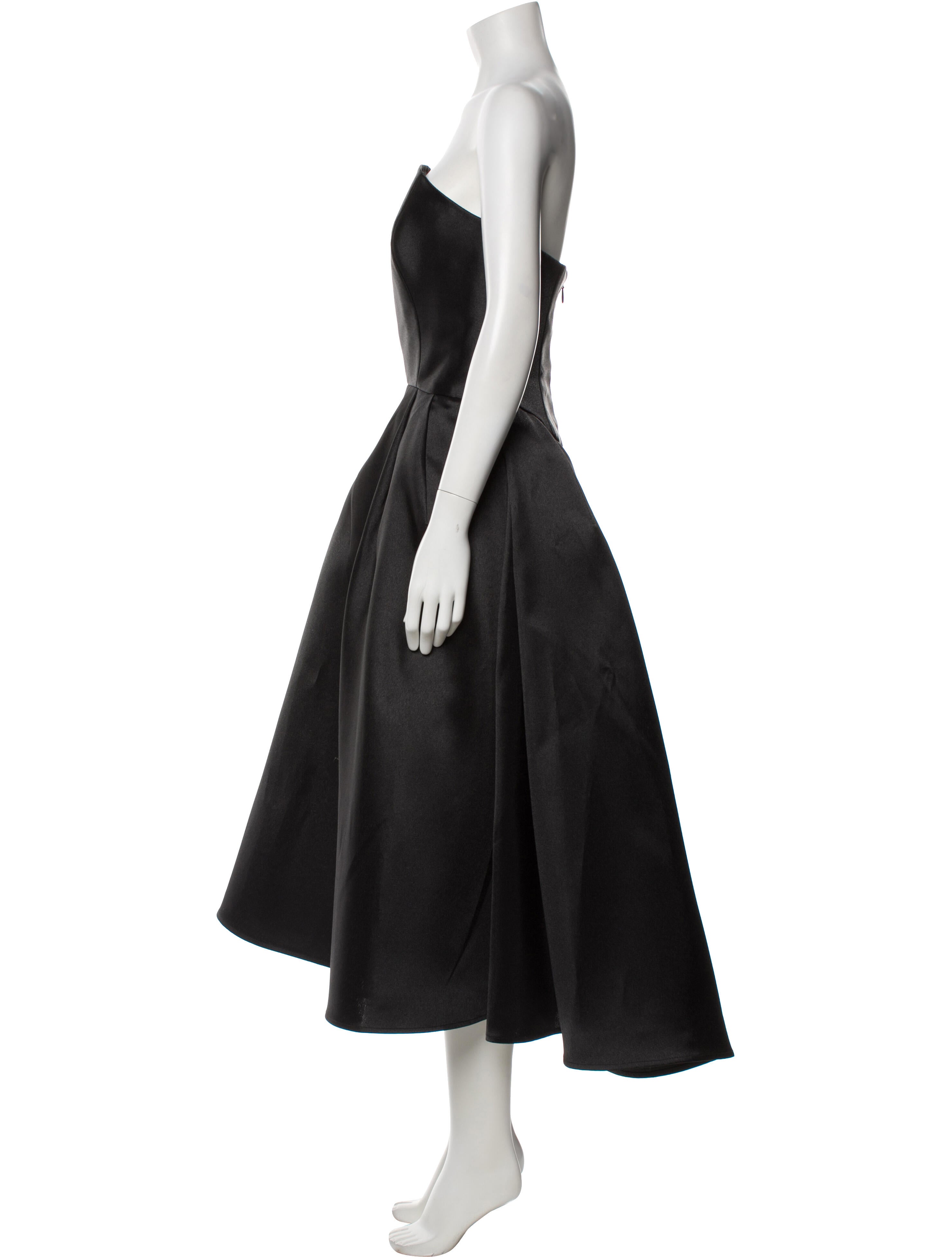 Amsale Strapless Long Dress