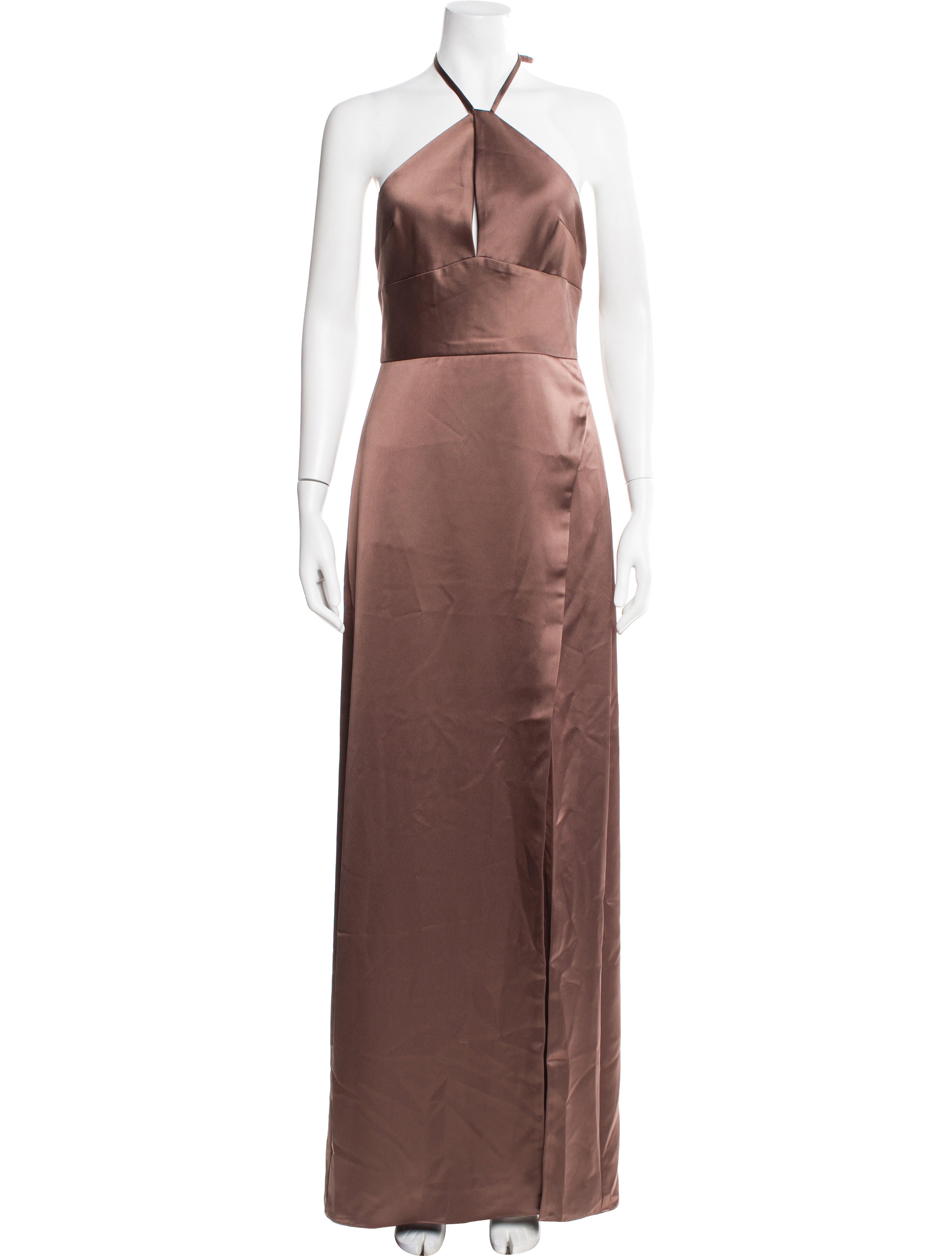 Amsale Halterneck Long Dress w/ Tags