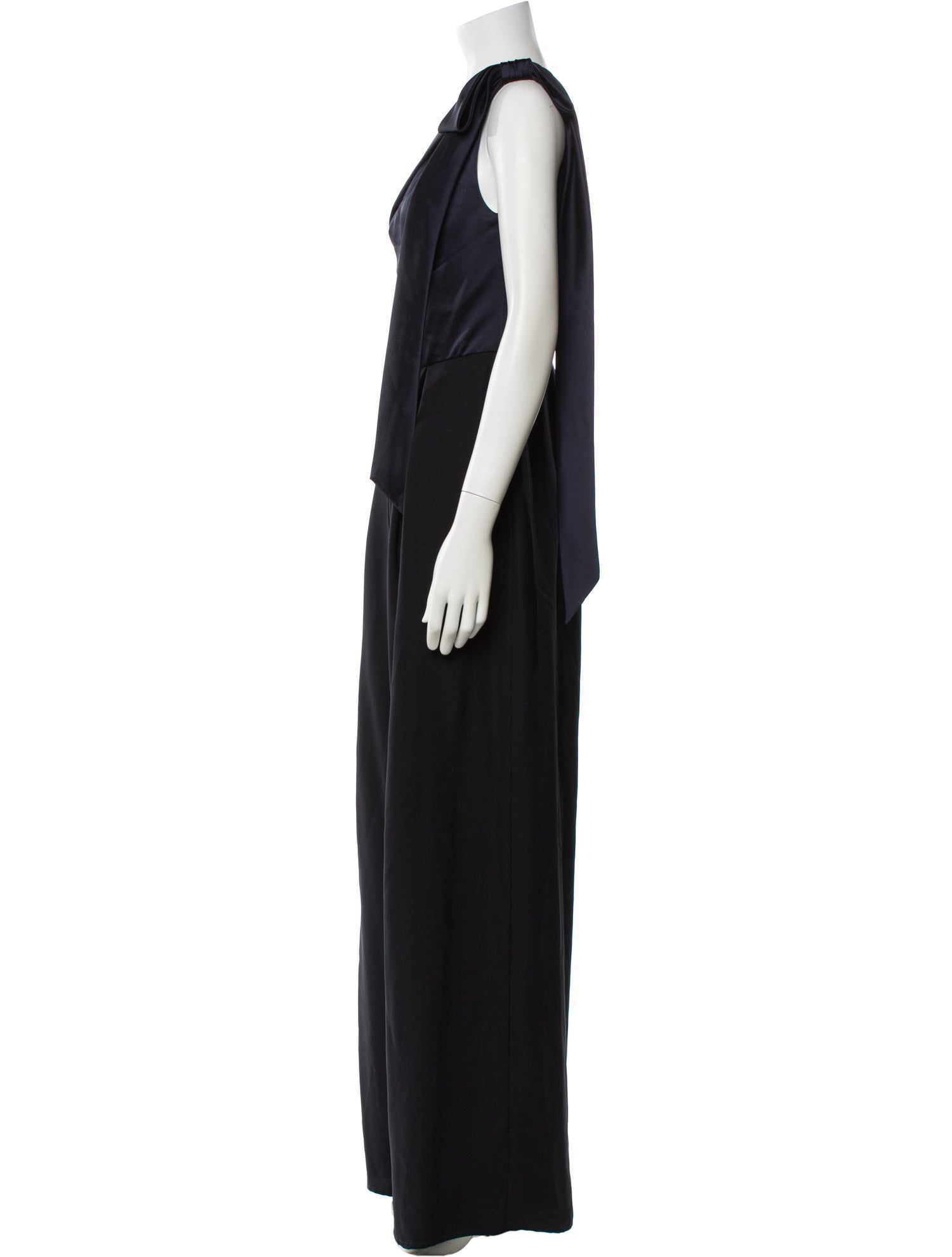 Amsale One-Shoulder Jumpsuit