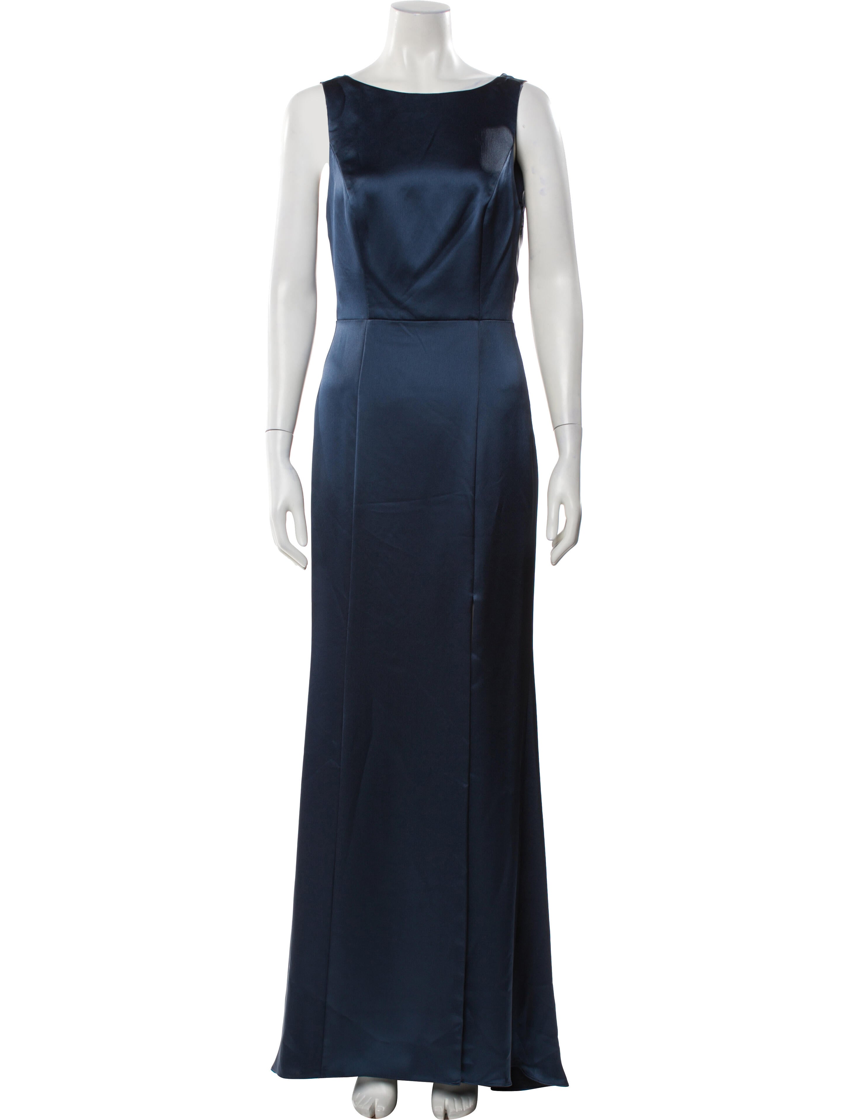 Amsale Bateau Neckline Long Dress w/ Tags