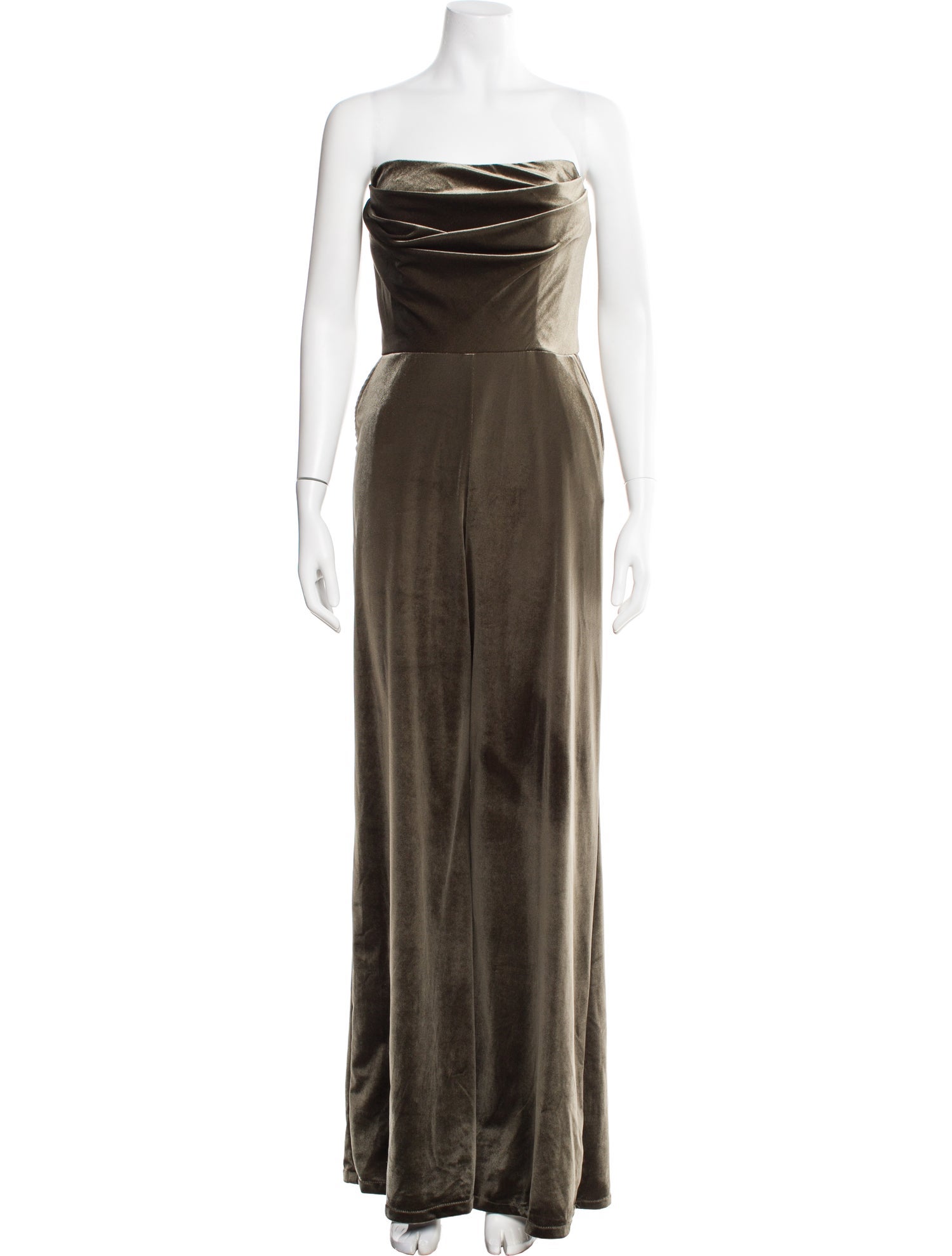 Amsale Strapless Jumpsuit w/ Tags