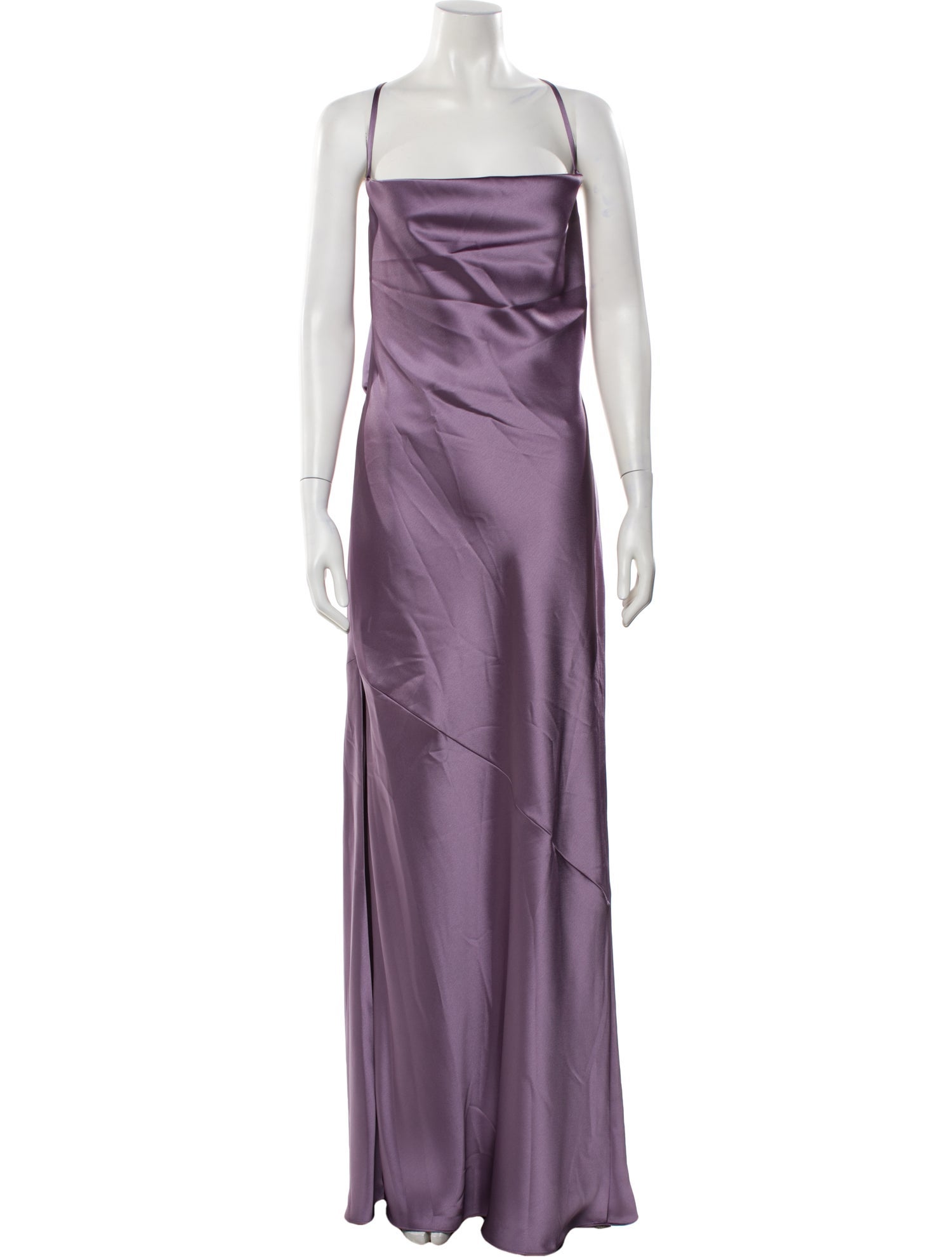 Amsale Square Neckline Long Dress w/ Tags