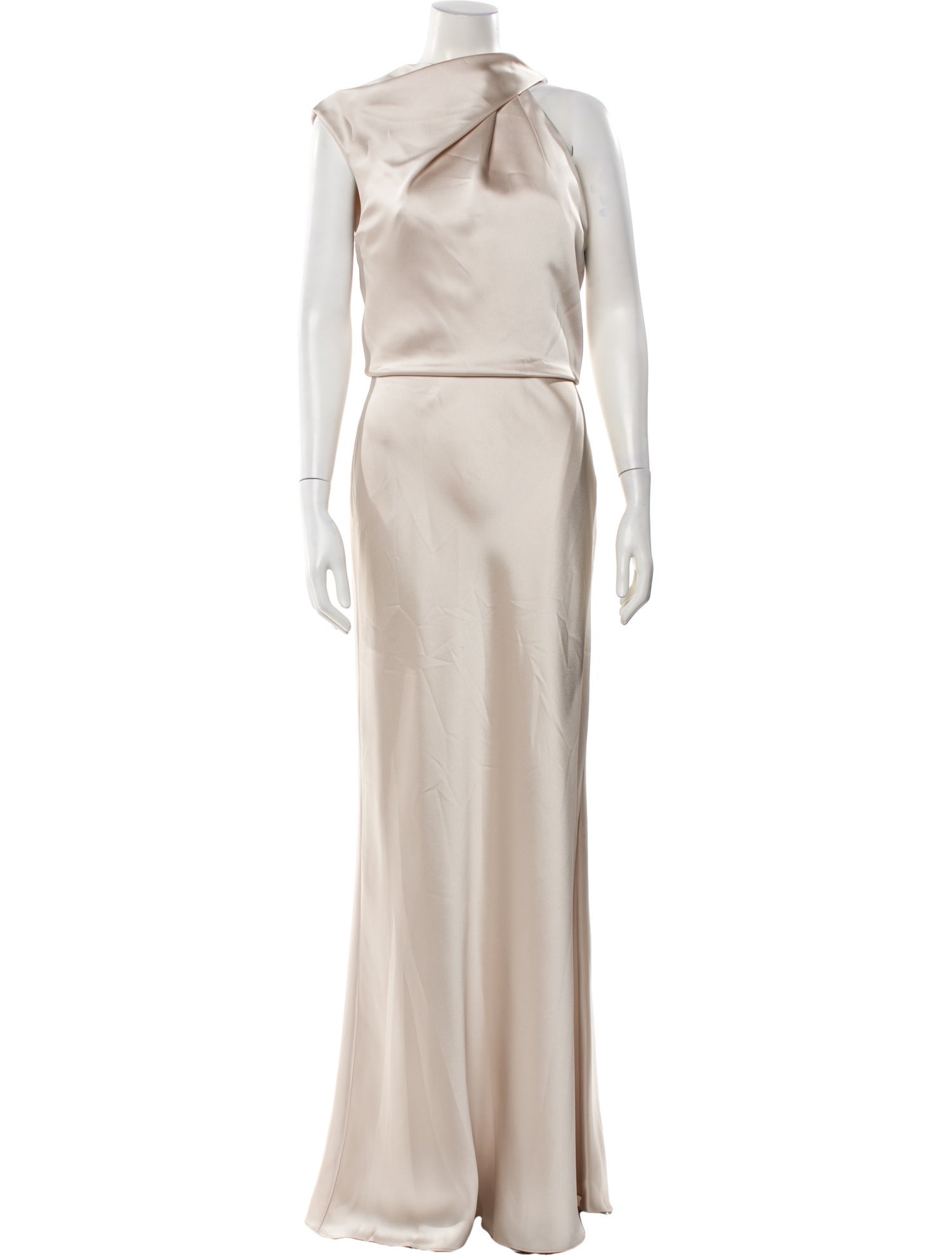 Amsale Cowl Neck Long Dress w/ Tags