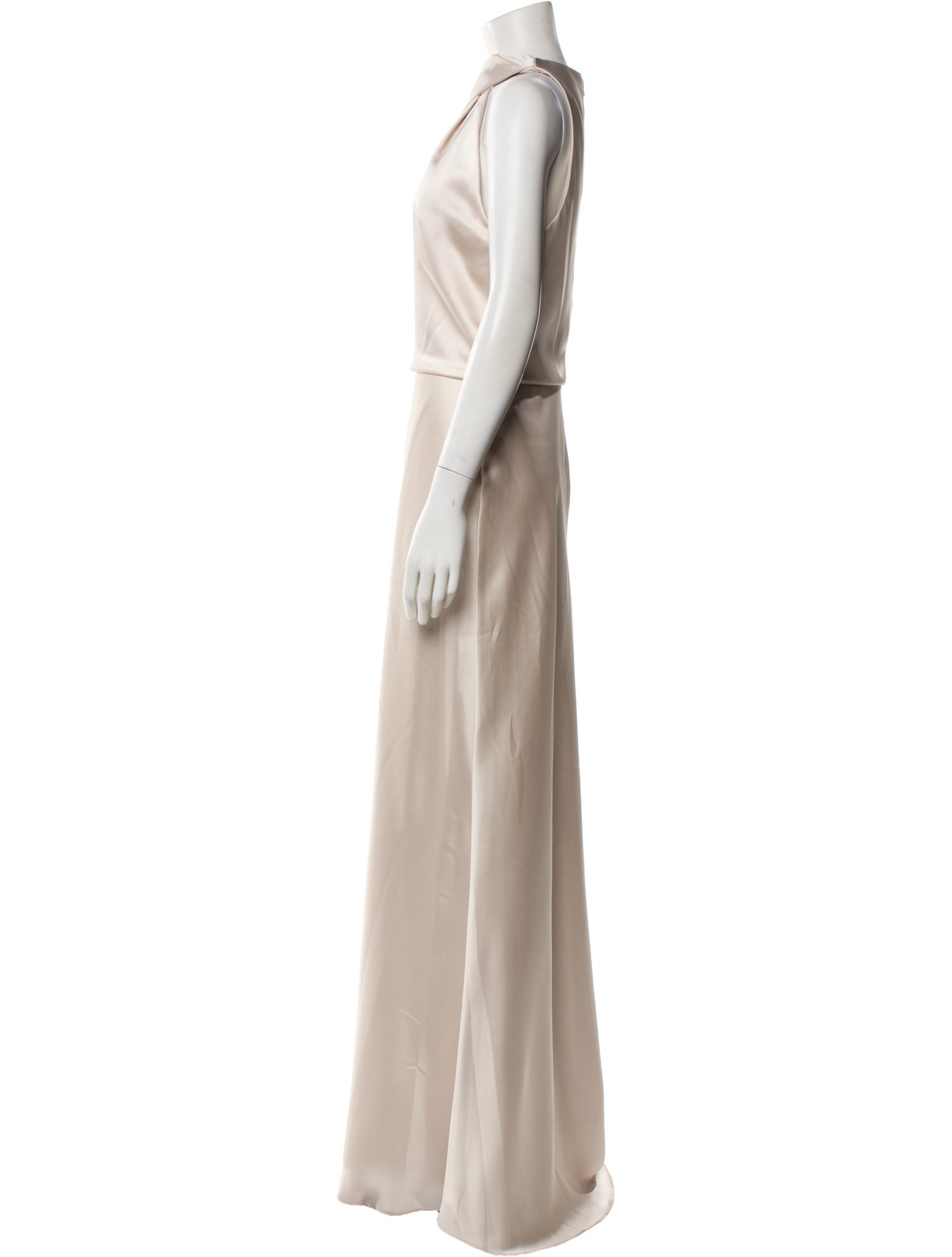 Amsale Cowl Neck Long Dress w/ Tags