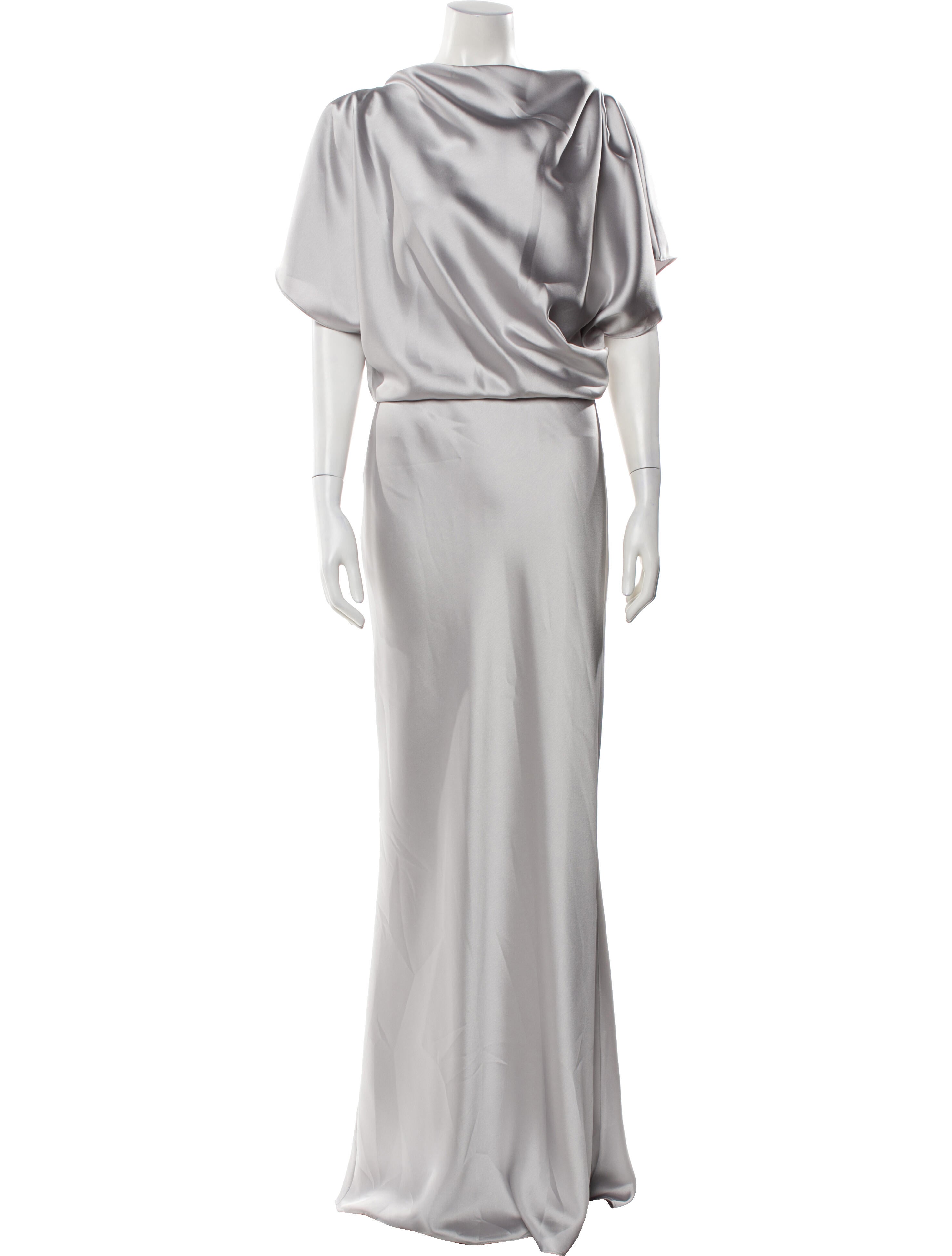 Amsale Cowl Neck Long Dress w/ Tags