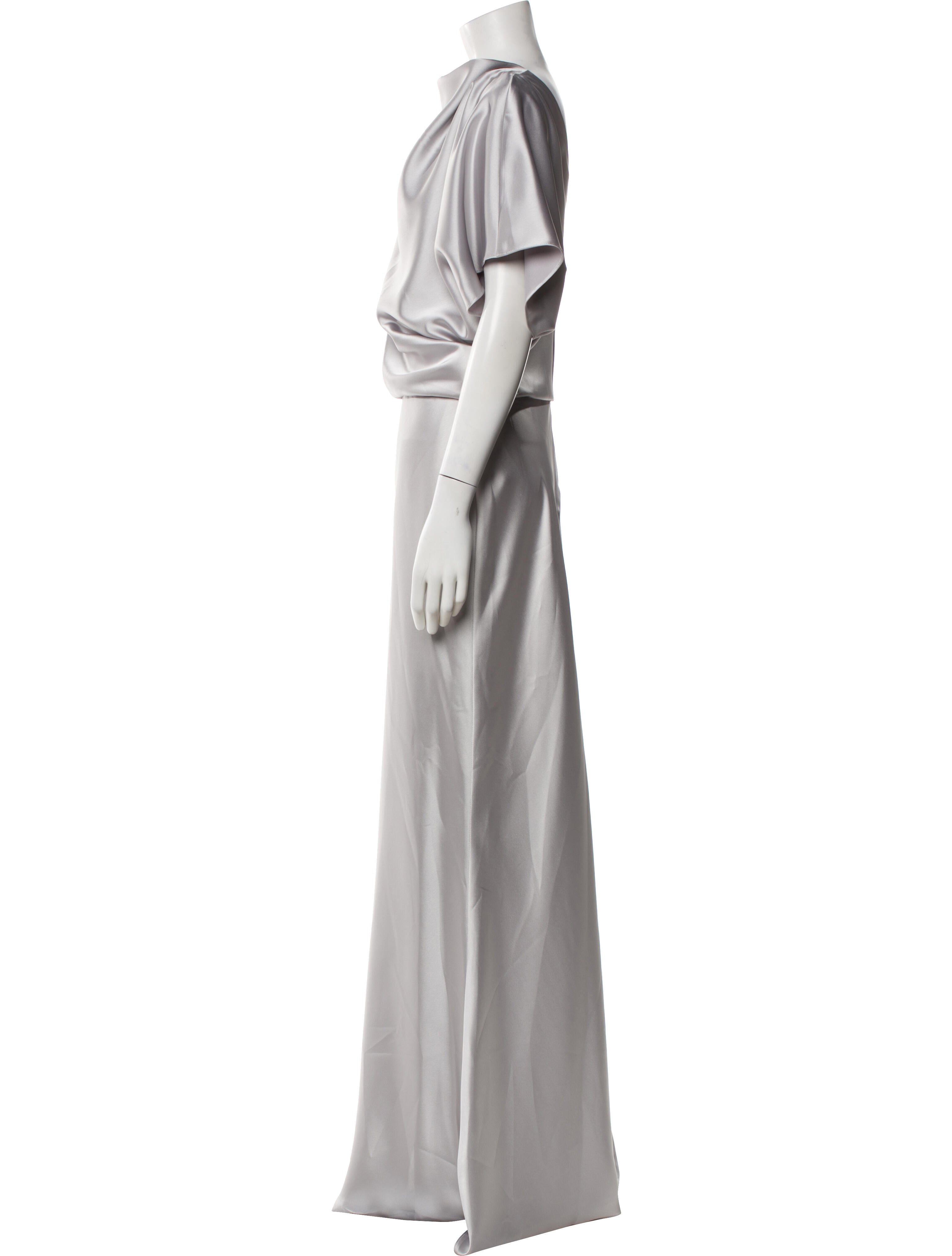Amsale Cowl Neck Long Dress w/ Tags