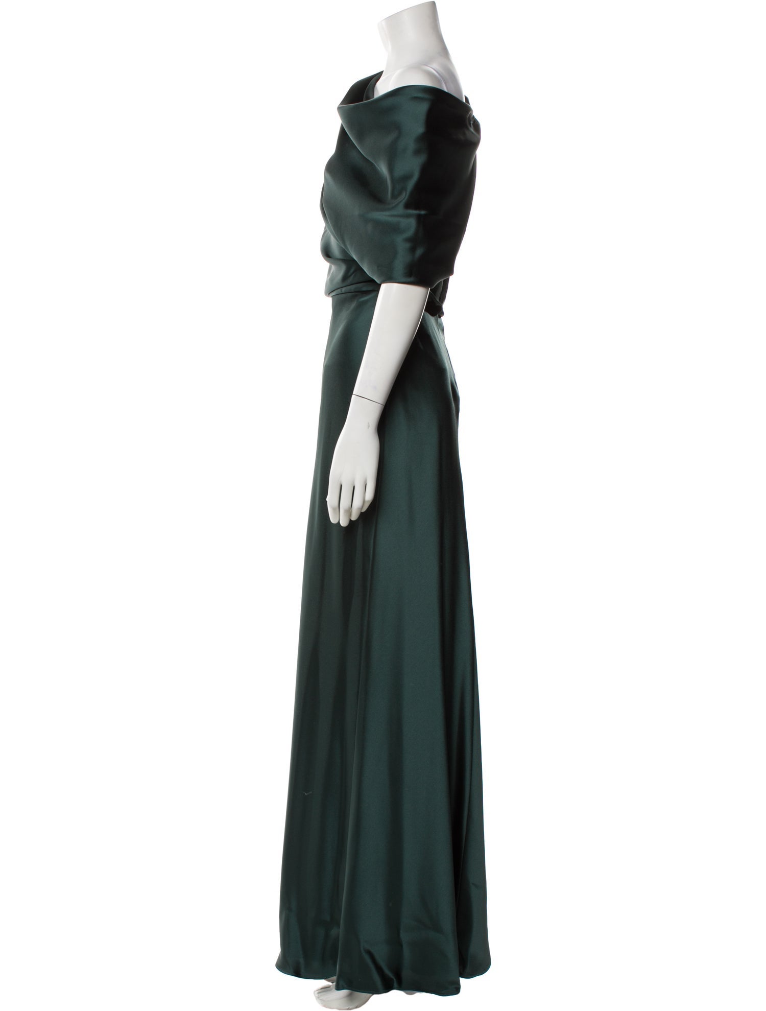 Amsale Cowl Neck Long Dress w/ Tags