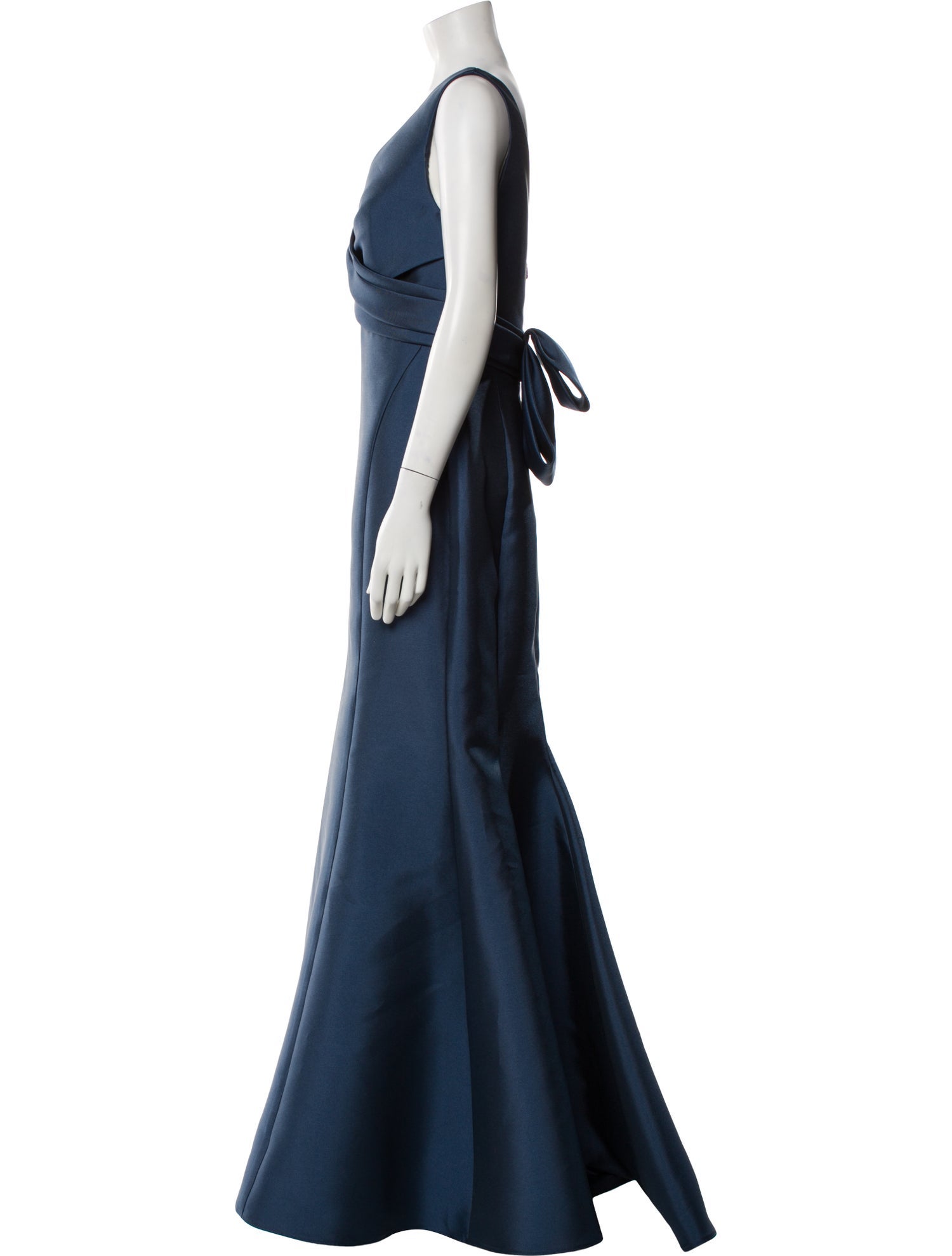 Amsale V-Neck Long Dress w/ Tags