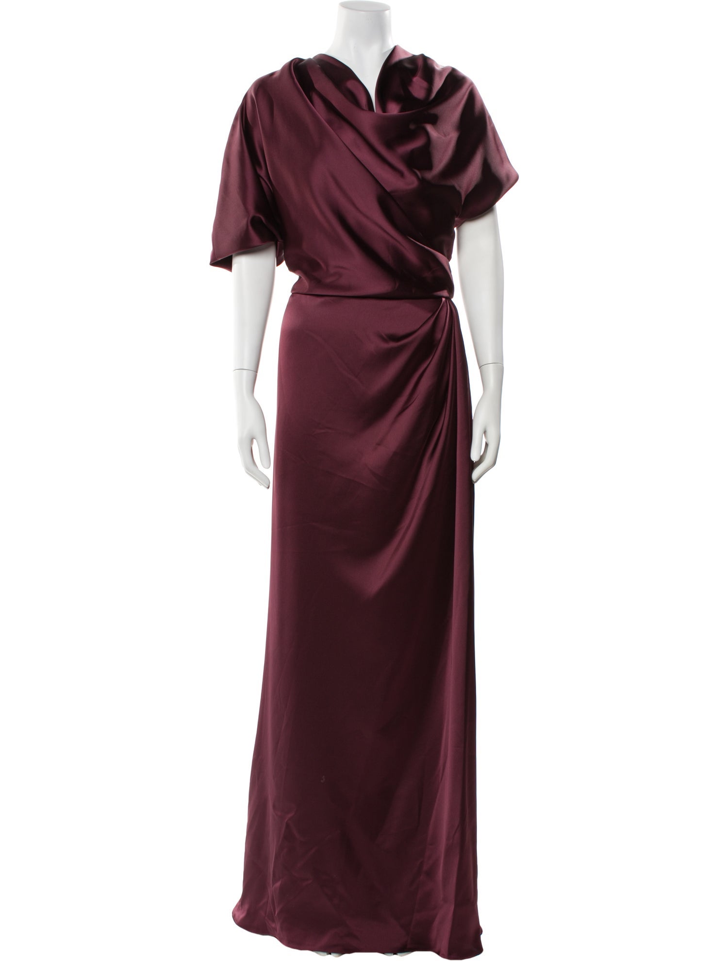 Amsale Cowl Neck Long Dress w/ Tags