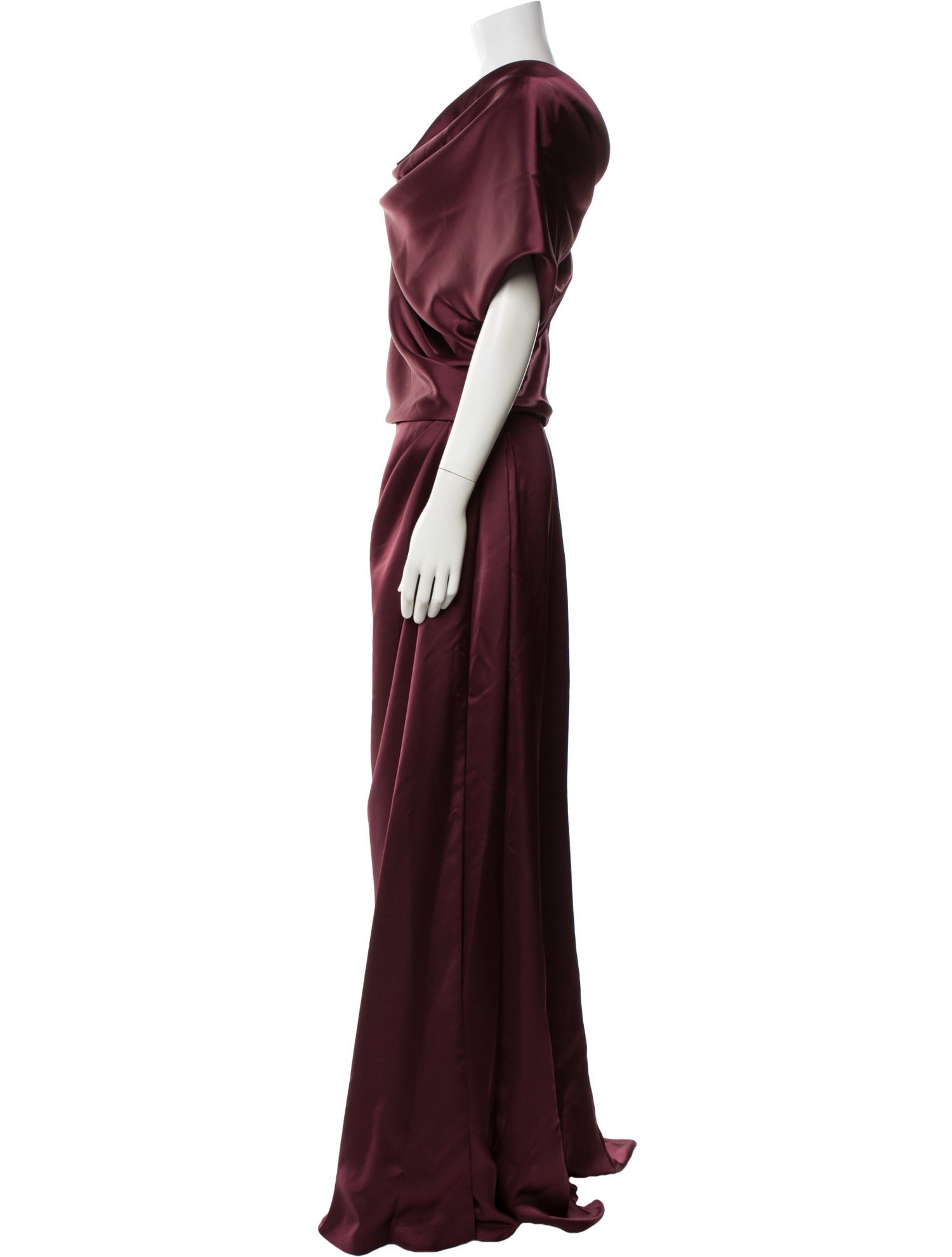 Amsale Cowl Neck Long Dress w/ Tags