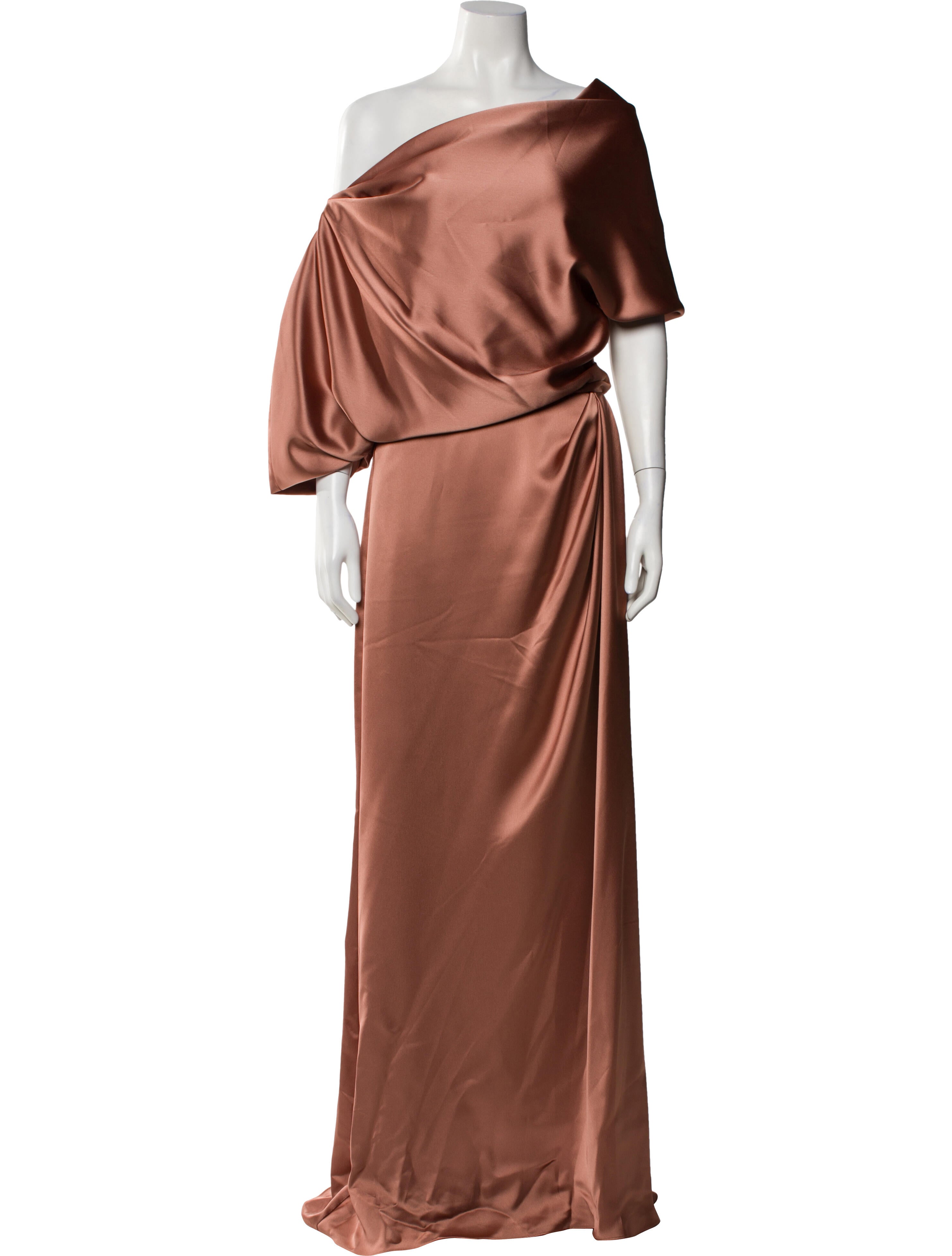 Amsale One-Shoulder Long Dress w/ Tags
