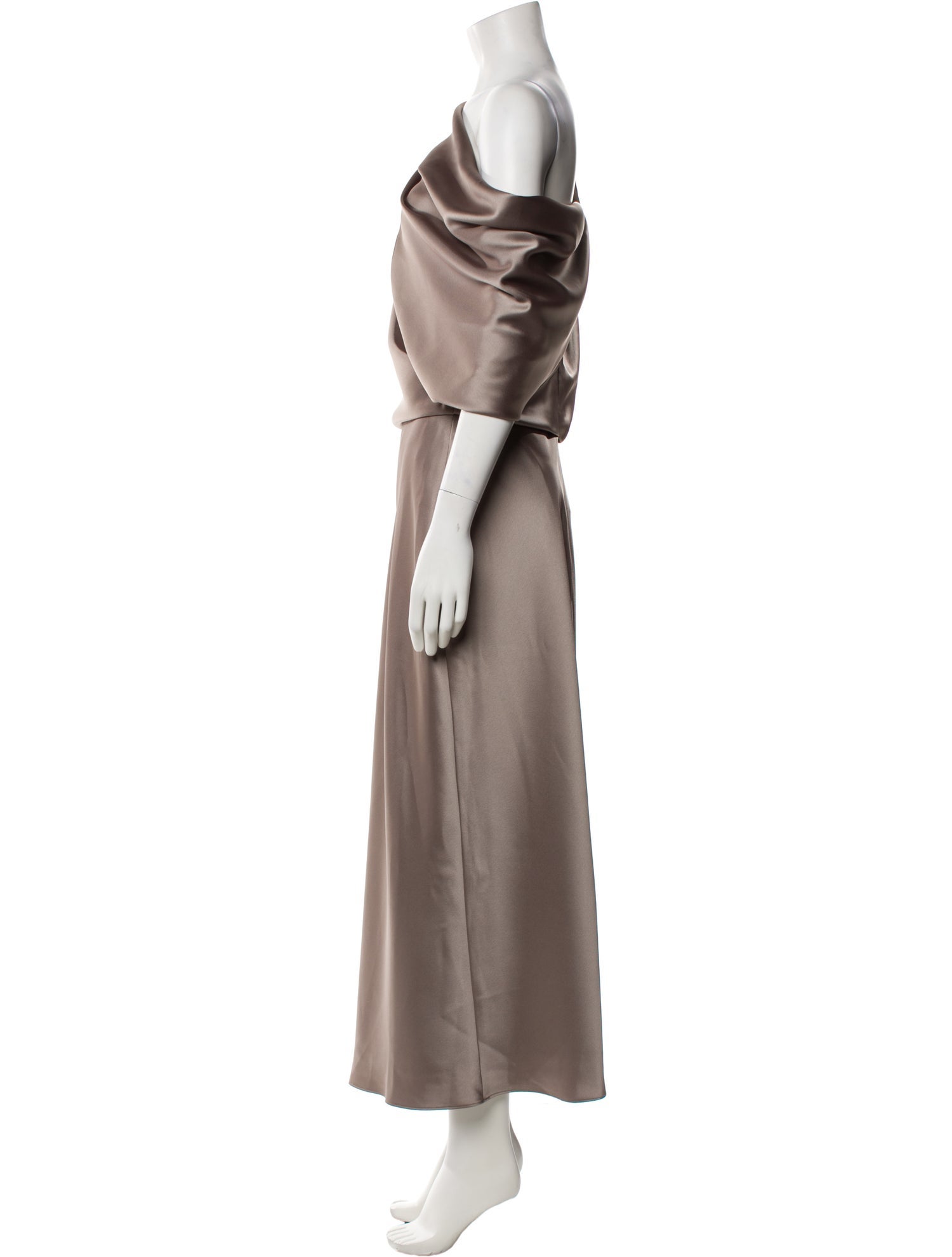 Amsale Cowl Neck Long Dress w/ Tags