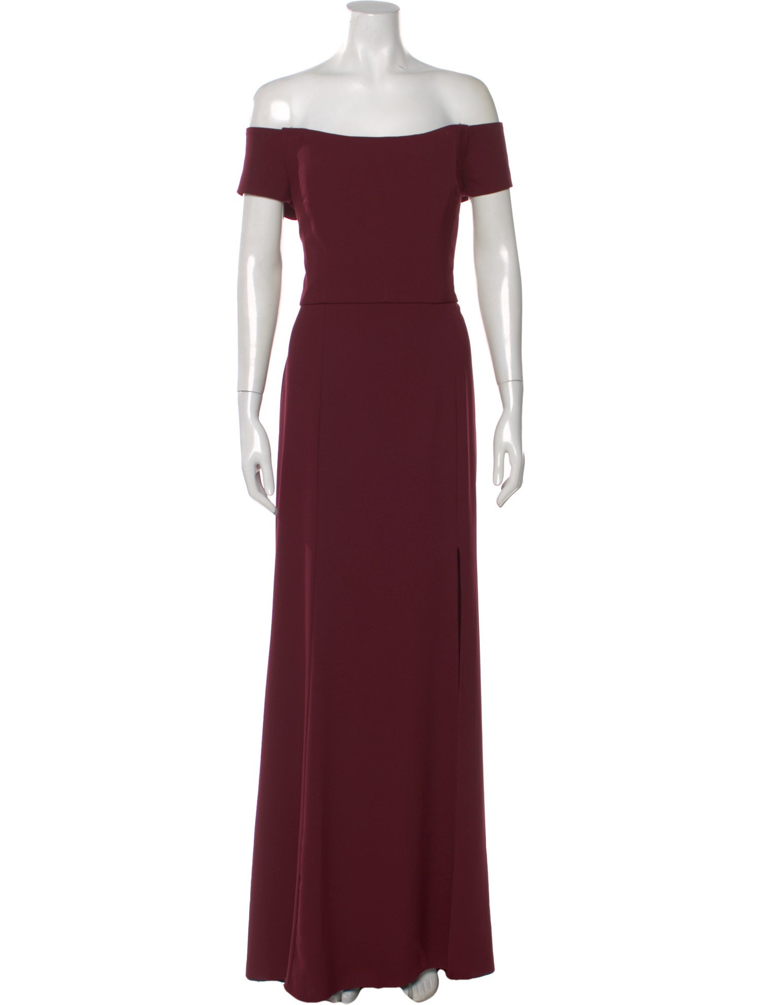 Amsale Off-The-Shoulder Long Dress
