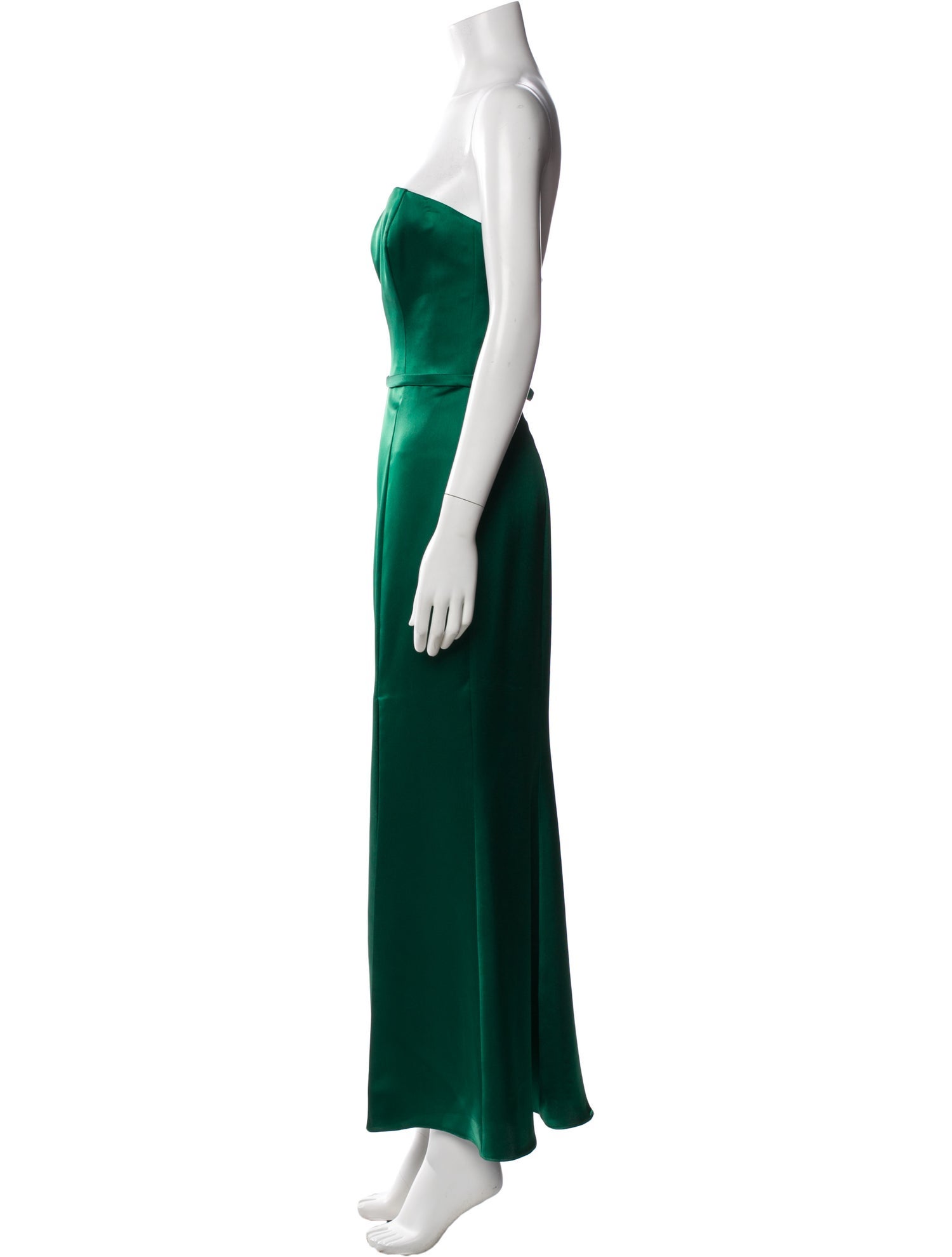 Amsale Strapless Long Dress