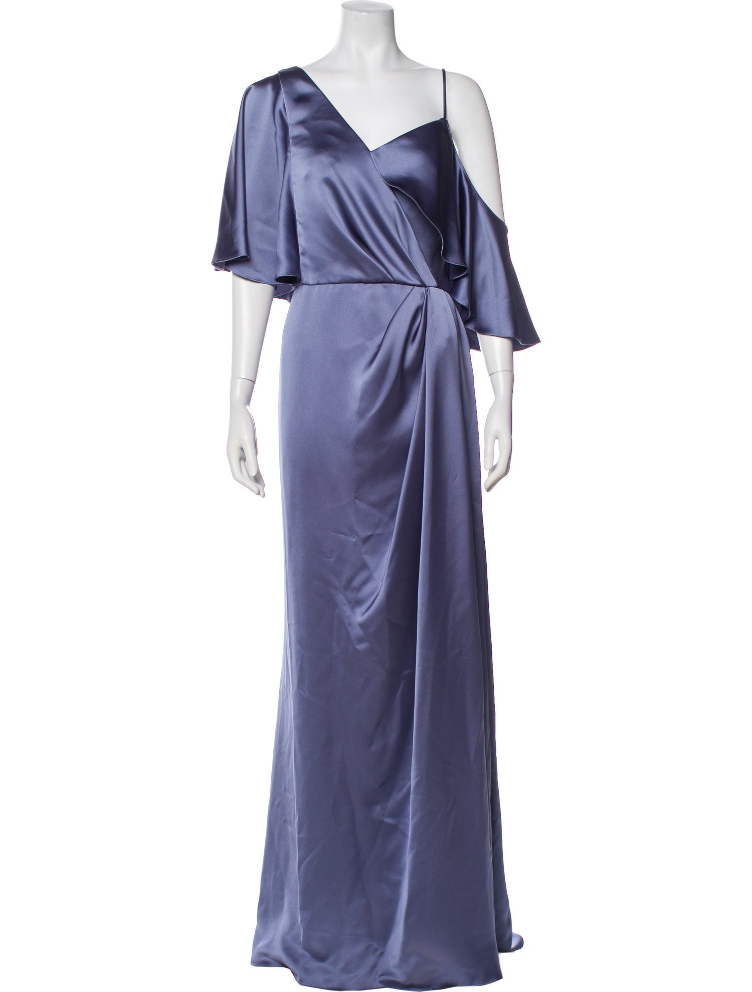 Amsale Square Neckline Long Dress w/ Tags