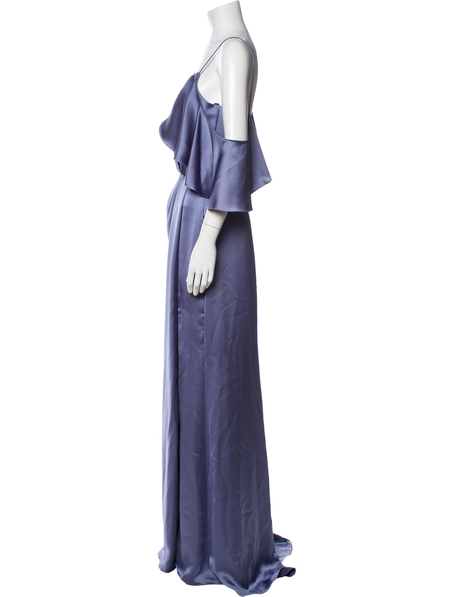 Amsale Square Neckline Long Dress w/ Tags
