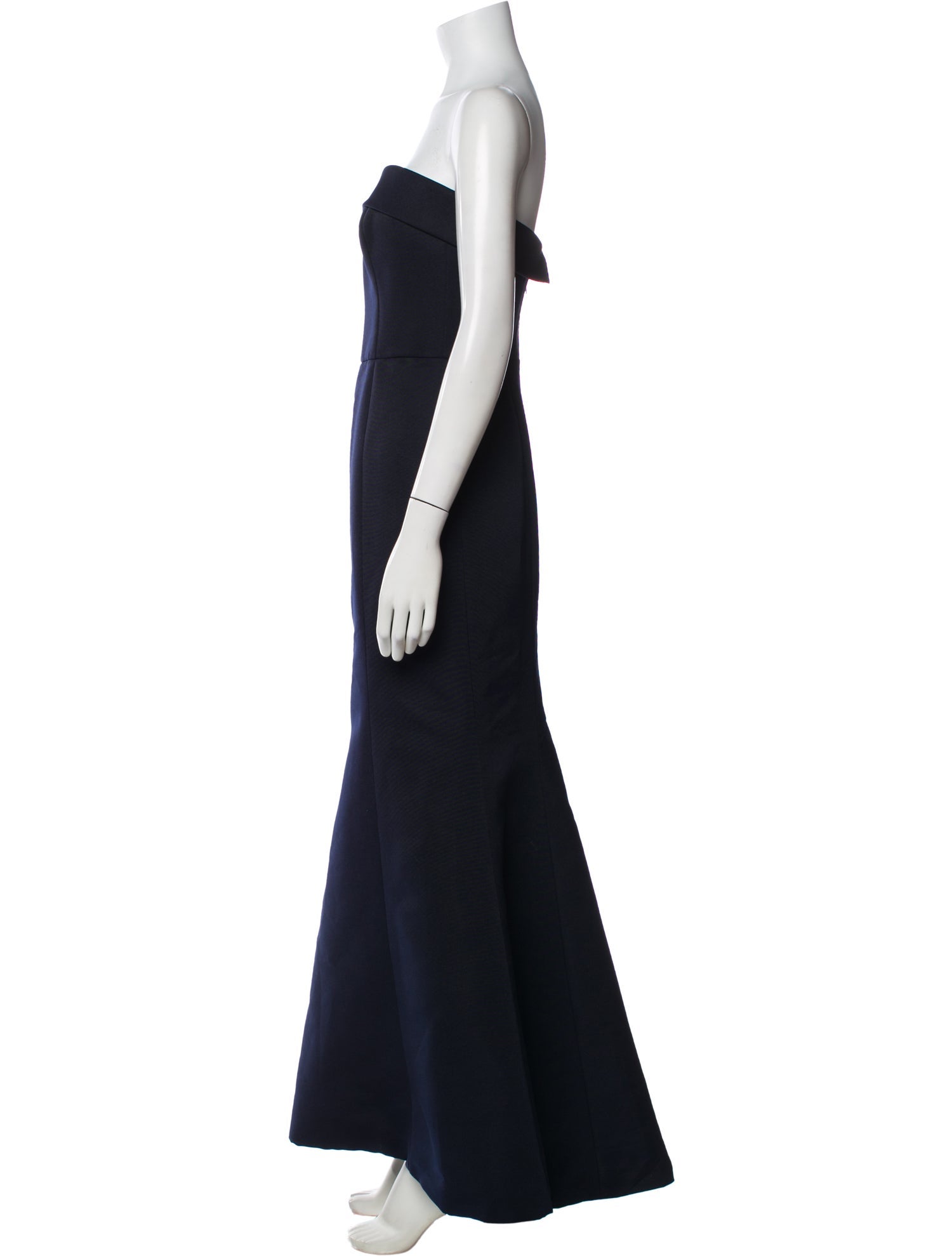 Amsale Strapless Long Dress
