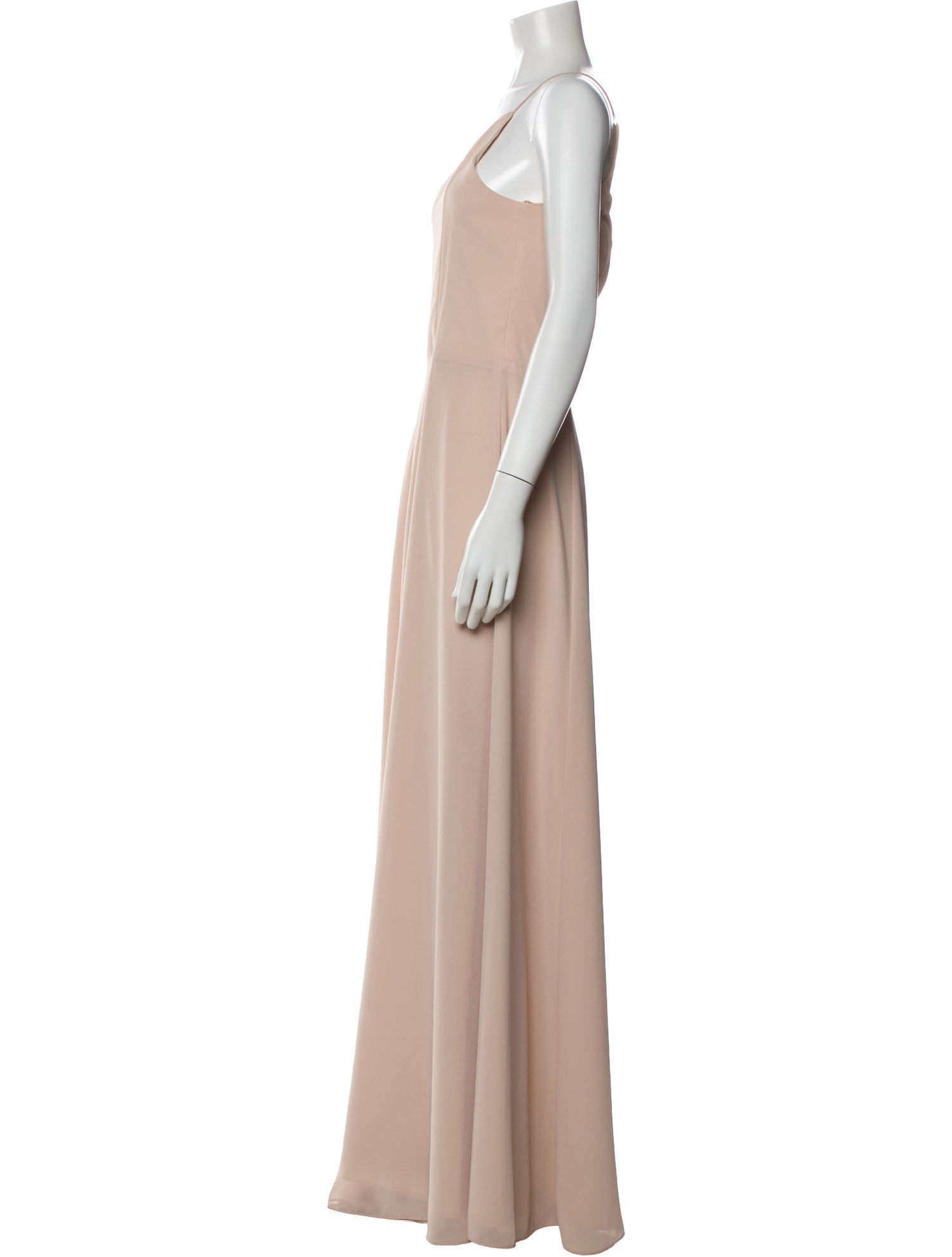 Amsale One-Shoulder Long Dress