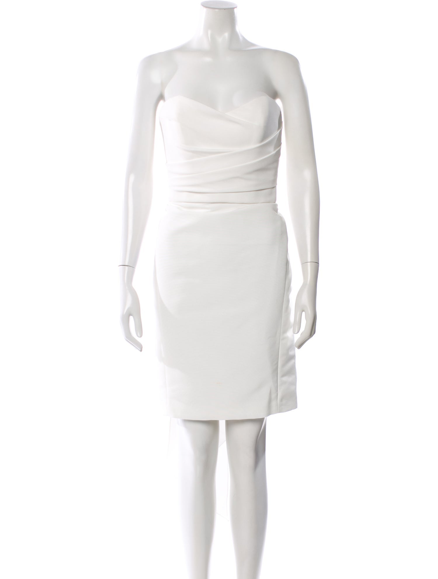 Amsale One-Shoulder Mini Dress