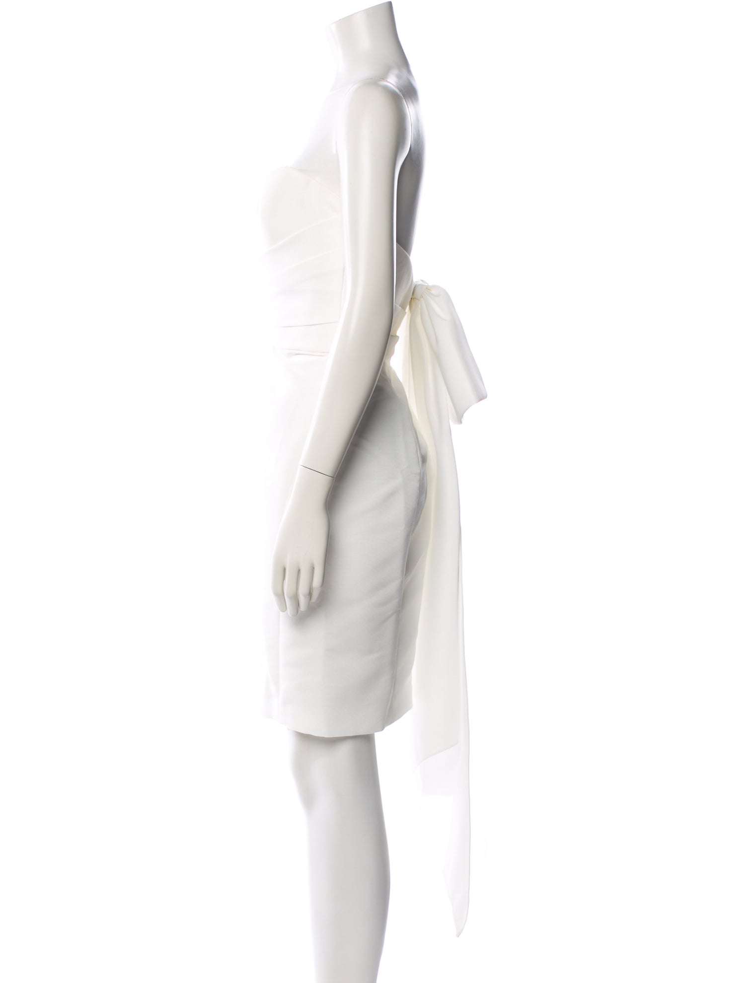 Amsale One-Shoulder Mini Dress