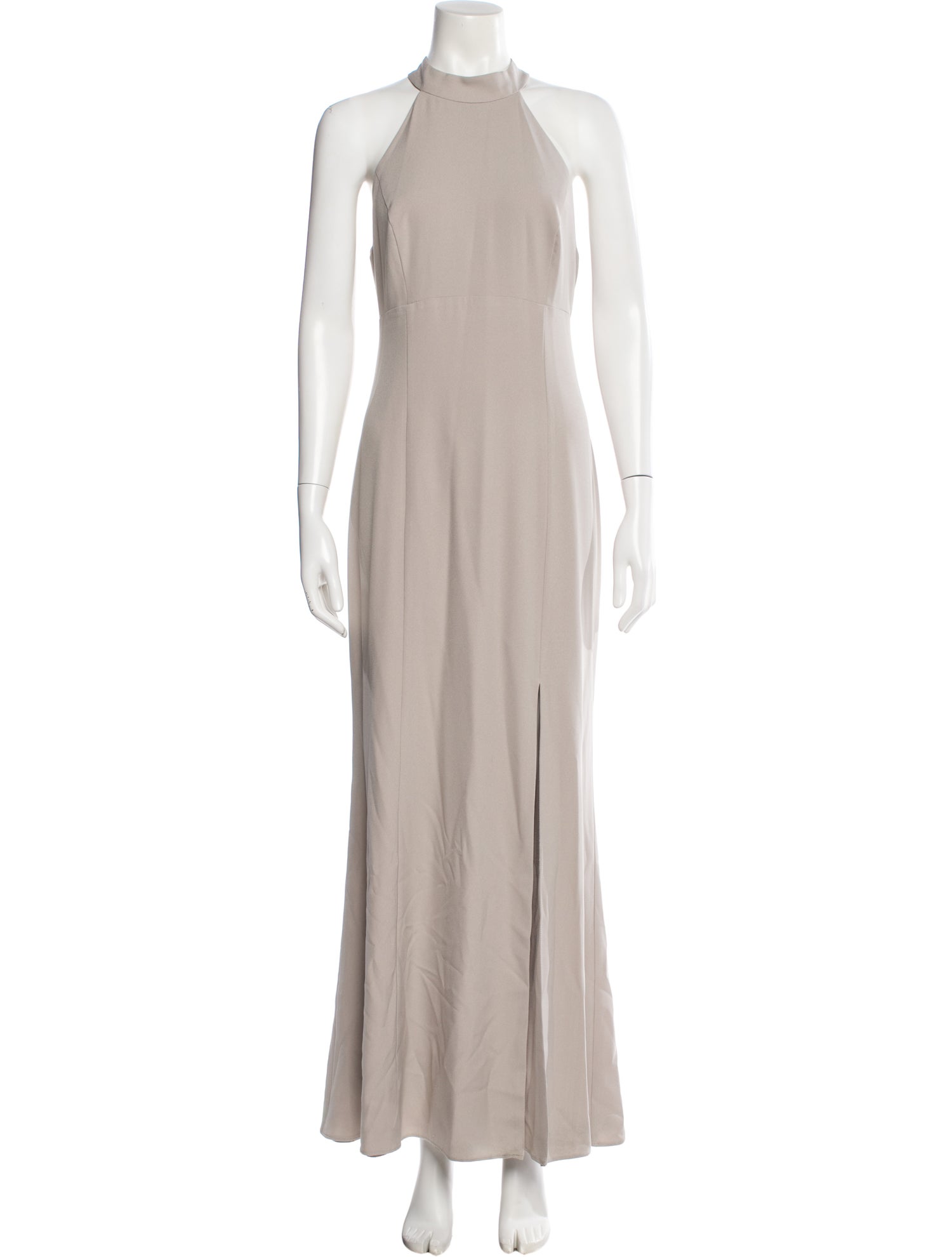 Amsale Halterneck Long Dress