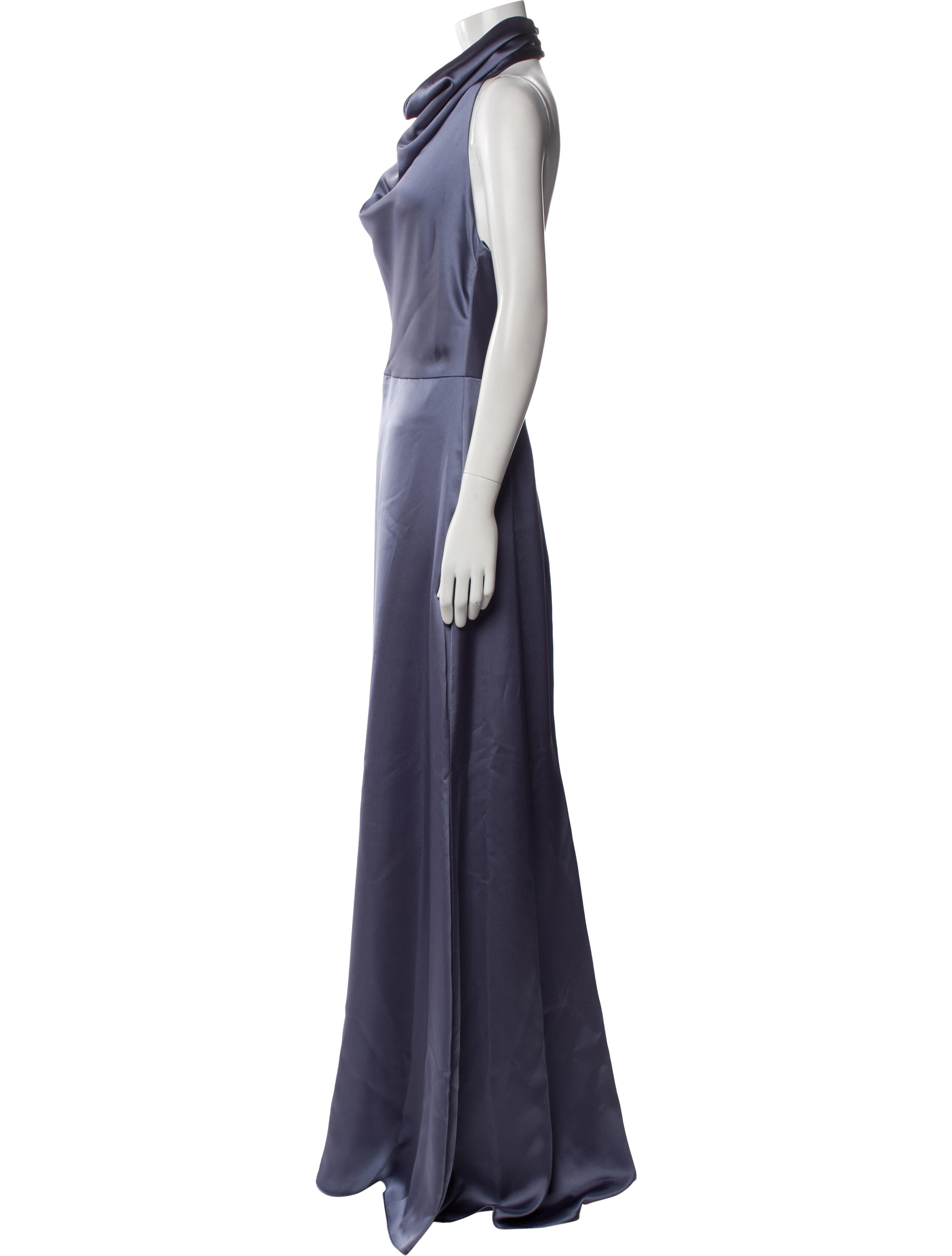 Amsale Cowl Neck Long Dress w/ Tags