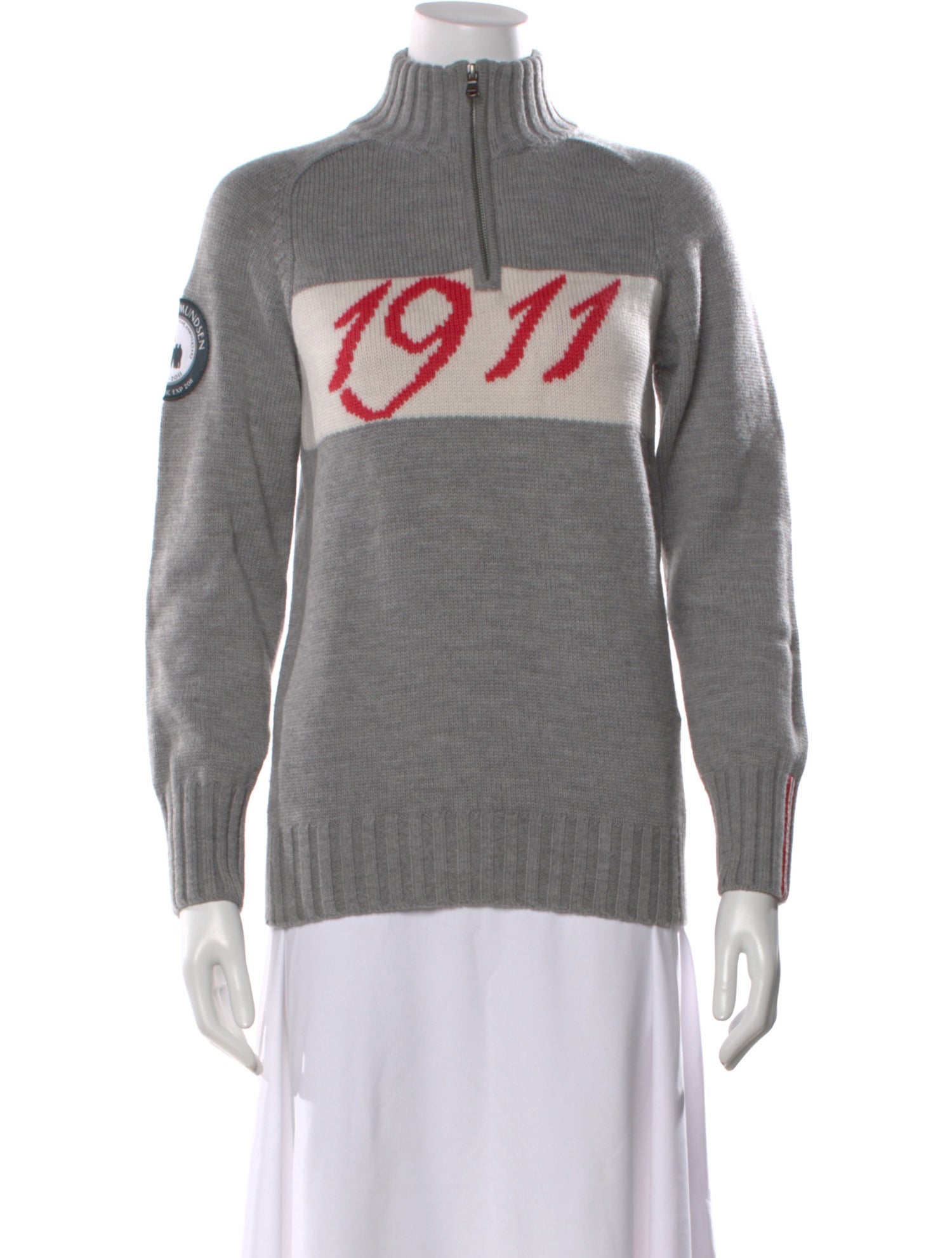 Amundsen Sports Merino Wool Graphic Print Sweater