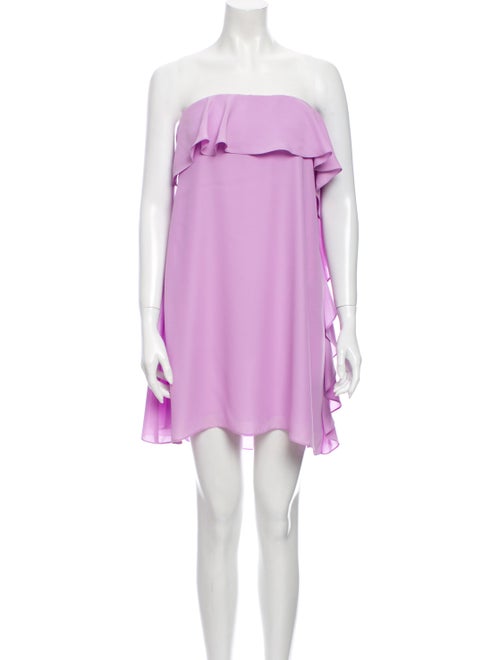 Amanda Uprichard Strapless Mini Dress