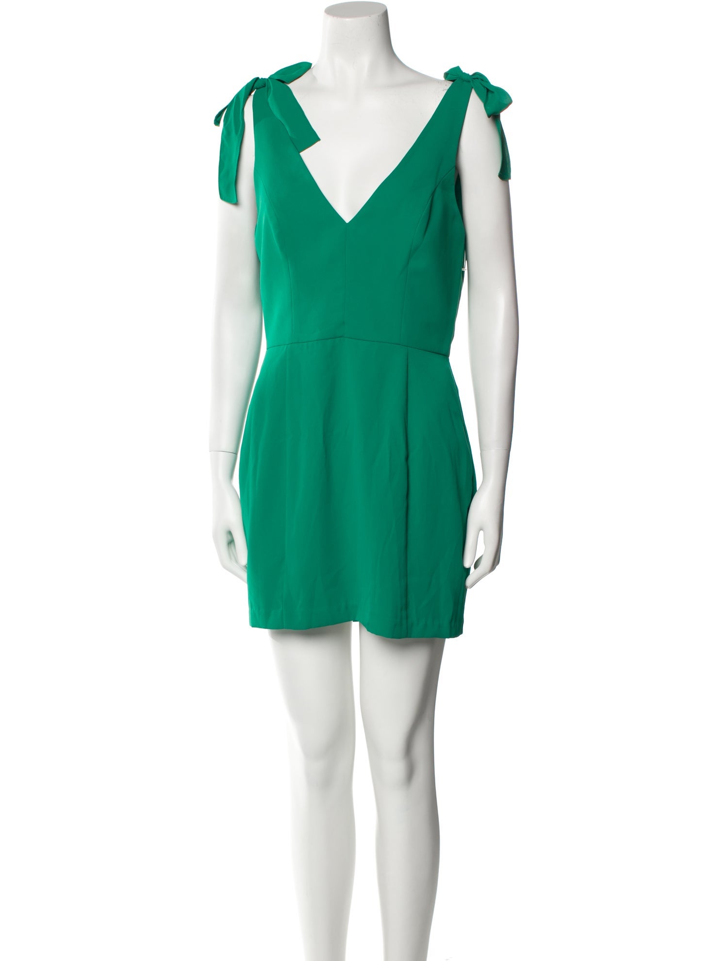 Amanda Uprichard V-Neck Mini Dress