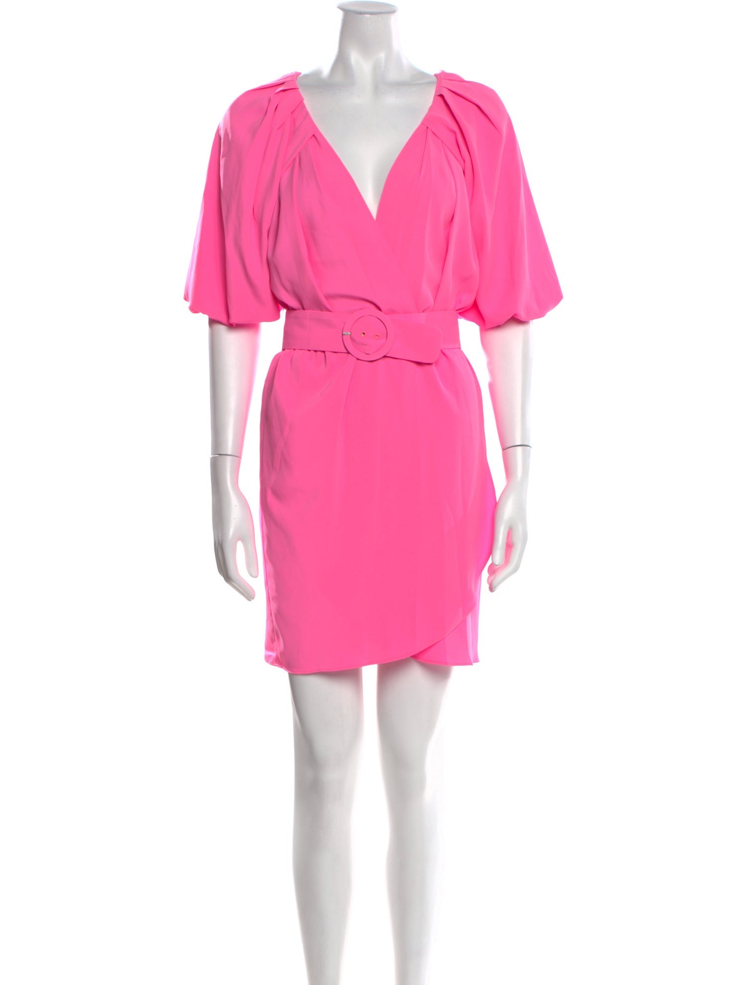 Amanda Uprichard V-Neck Mini Dress