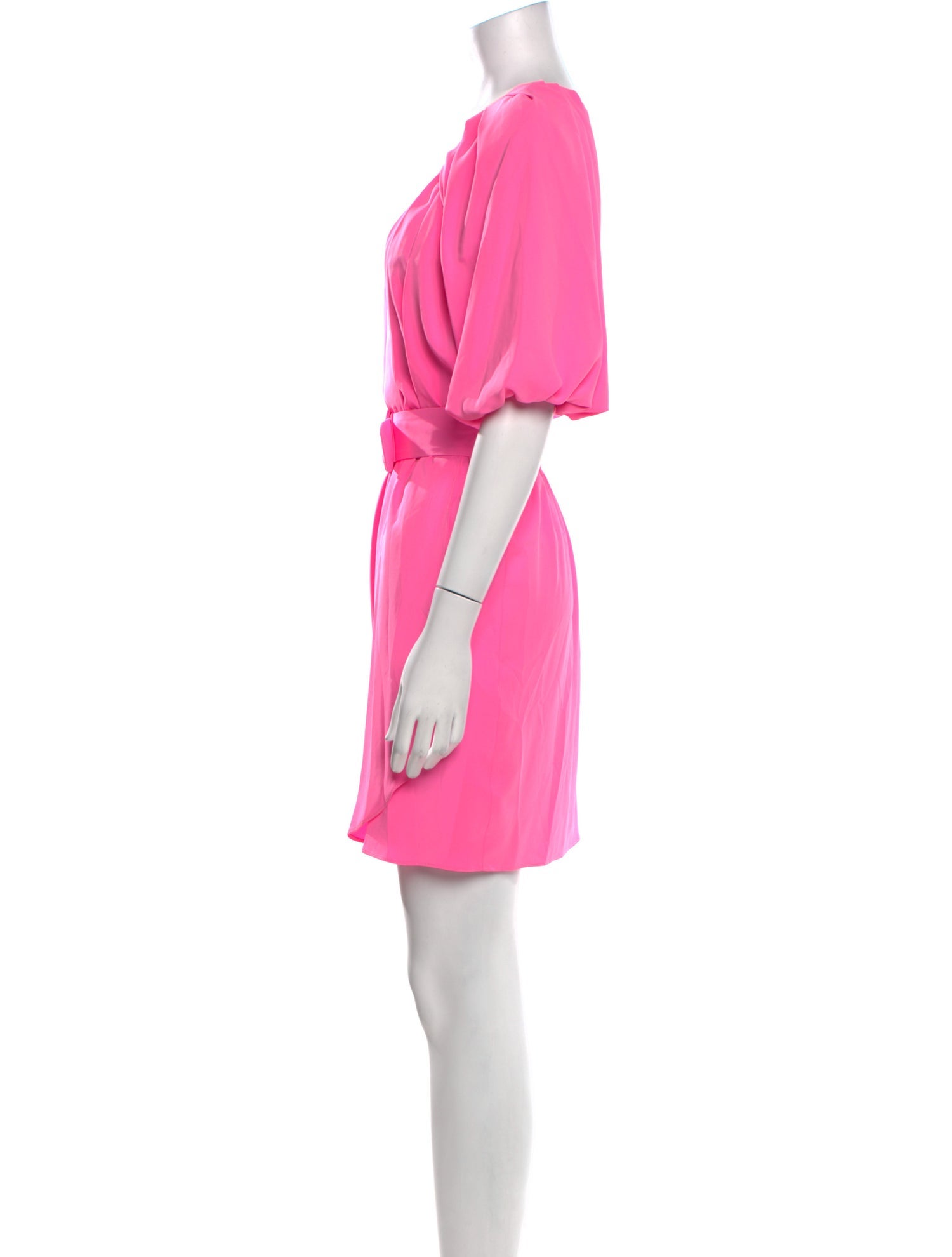 Amanda Uprichard V-Neck Mini Dress