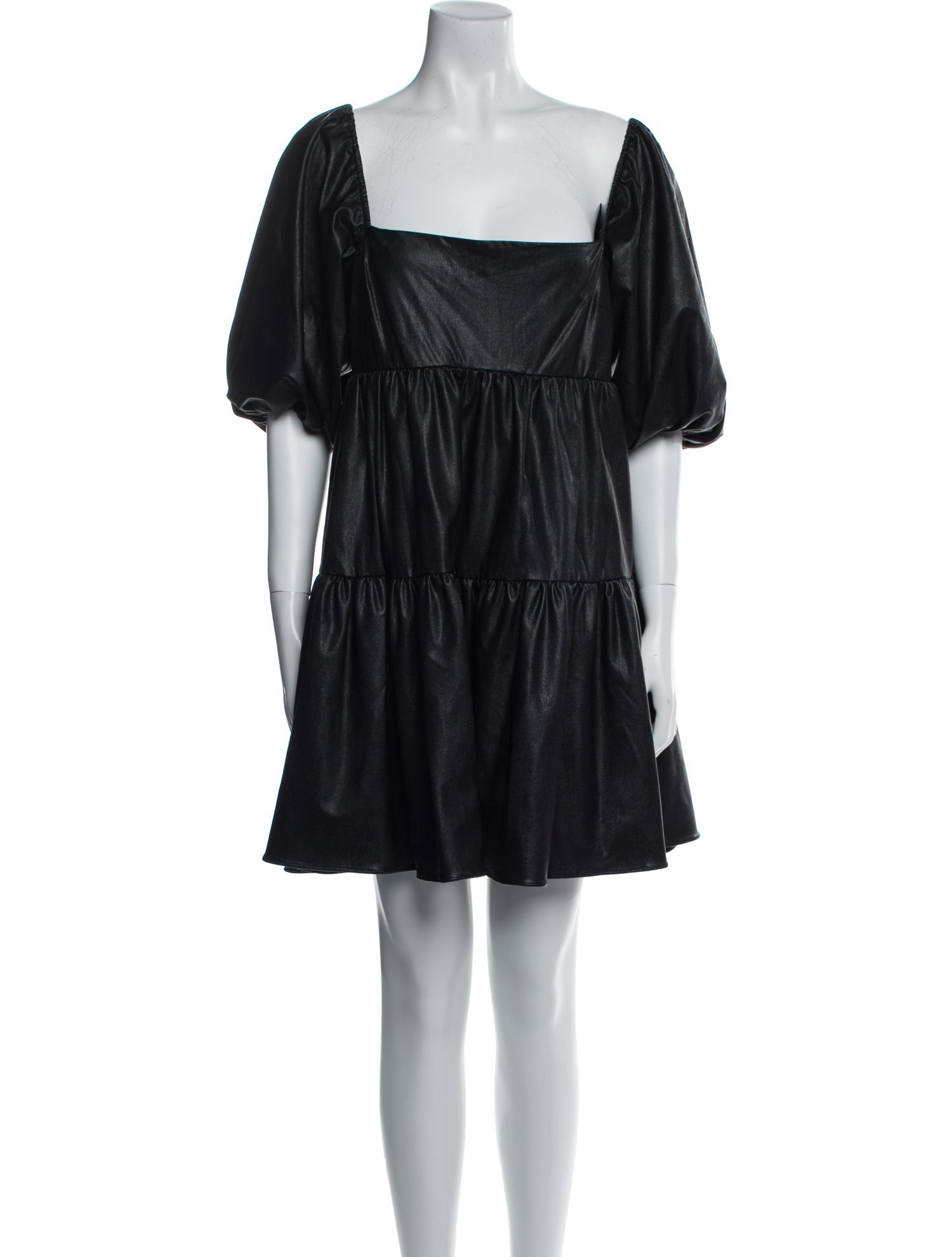 Amanda Uprichard Square Neckline Mini Dress